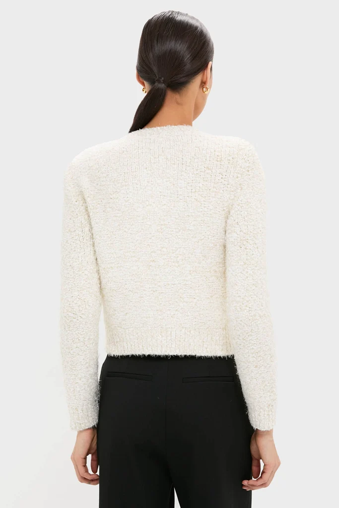 Ivory Una Knit Cardigan - Image 4