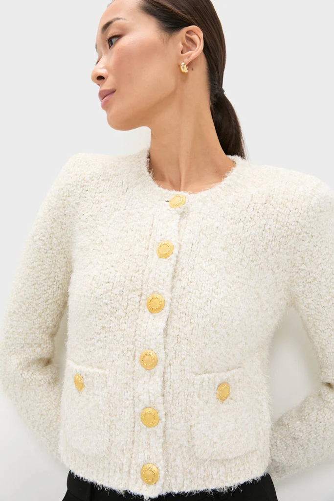 Ivory Una Knit Cardigan - Image 5