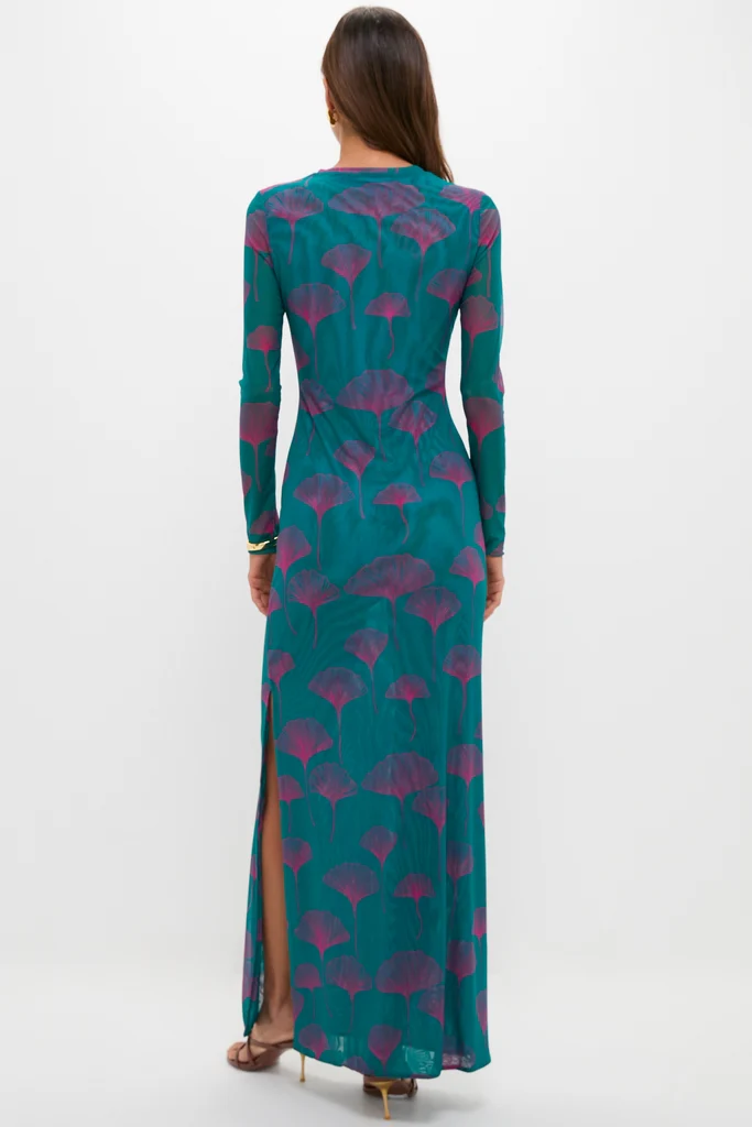 Jade Ginkgo Scarlet Maxi Dress - Image 4