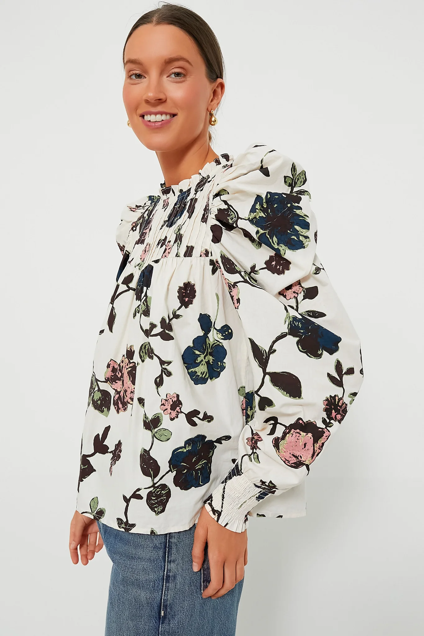 Jardin Print Irina Blouse - Image 3