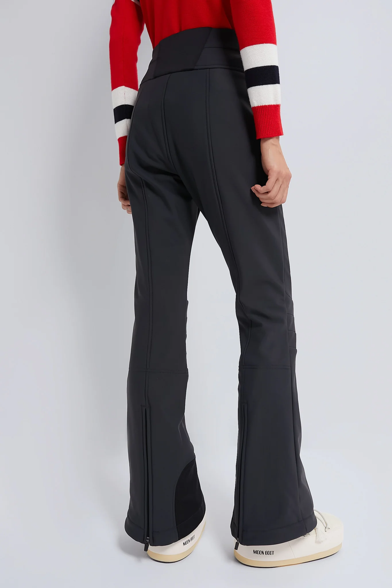 Black Aurora High Waist Flare Ski Pant - Image 4