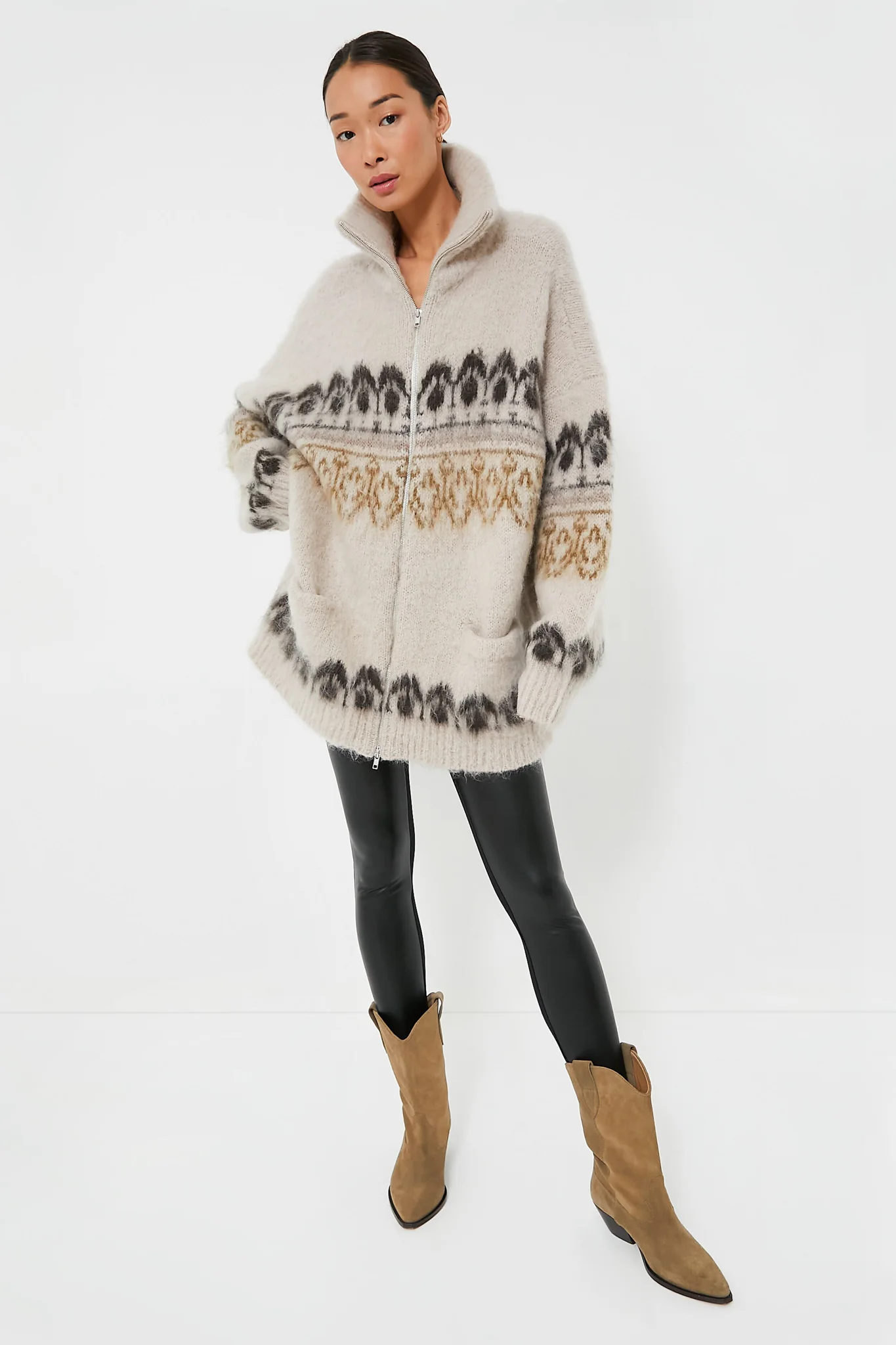 Khaki Deloris Sweater - Image 2