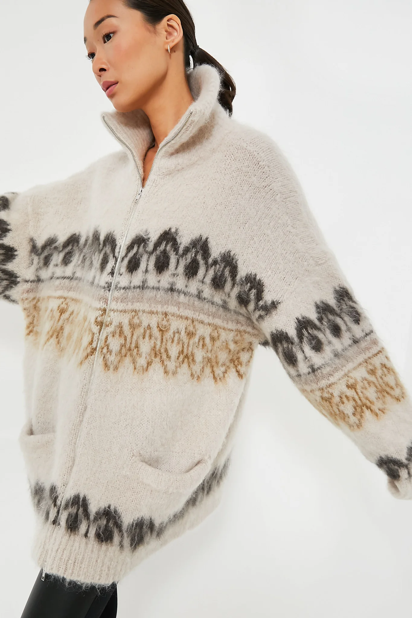 Khaki Deloris Sweater - Image 3