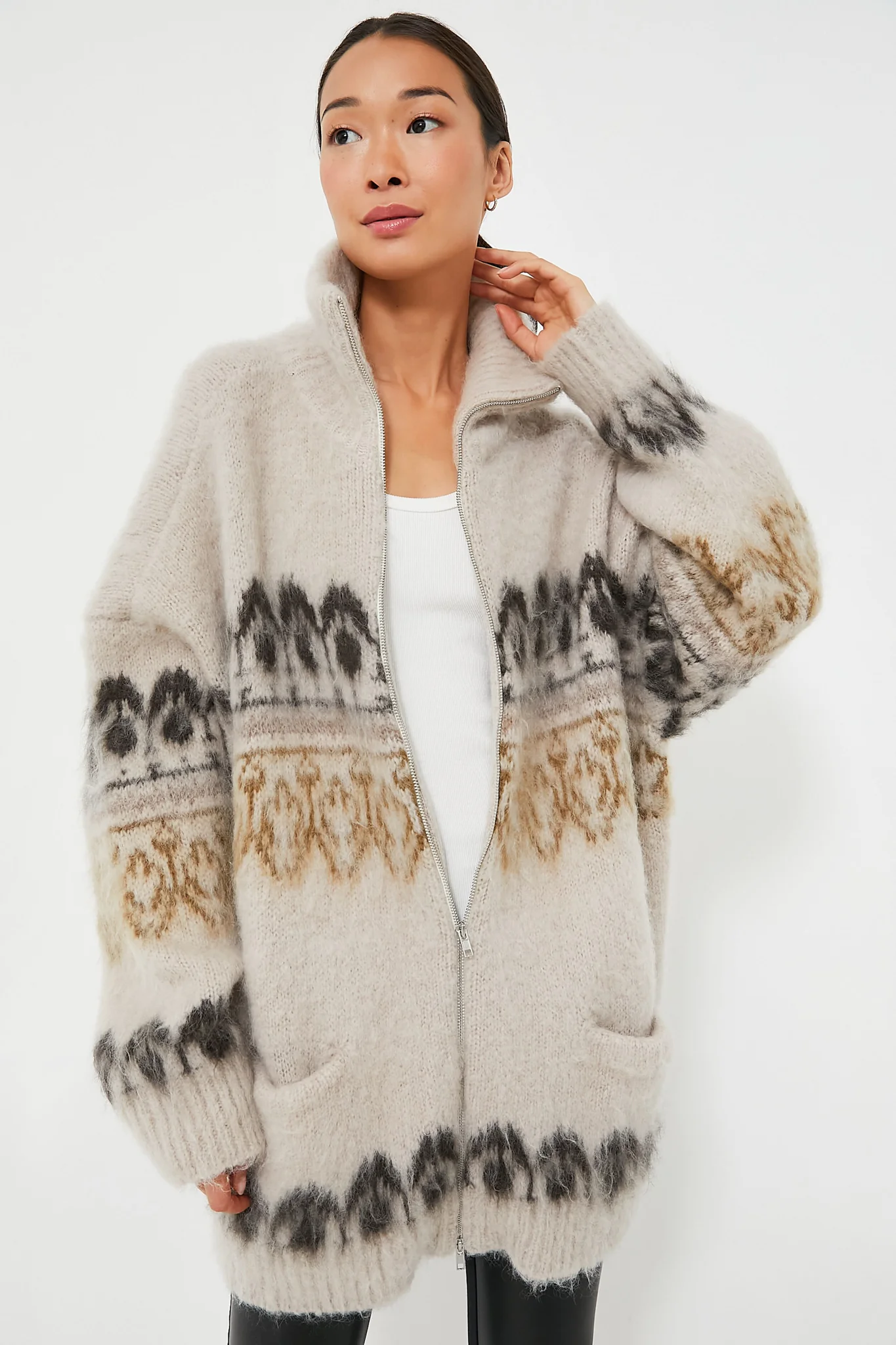 Khaki Deloris Sweater - Image 6