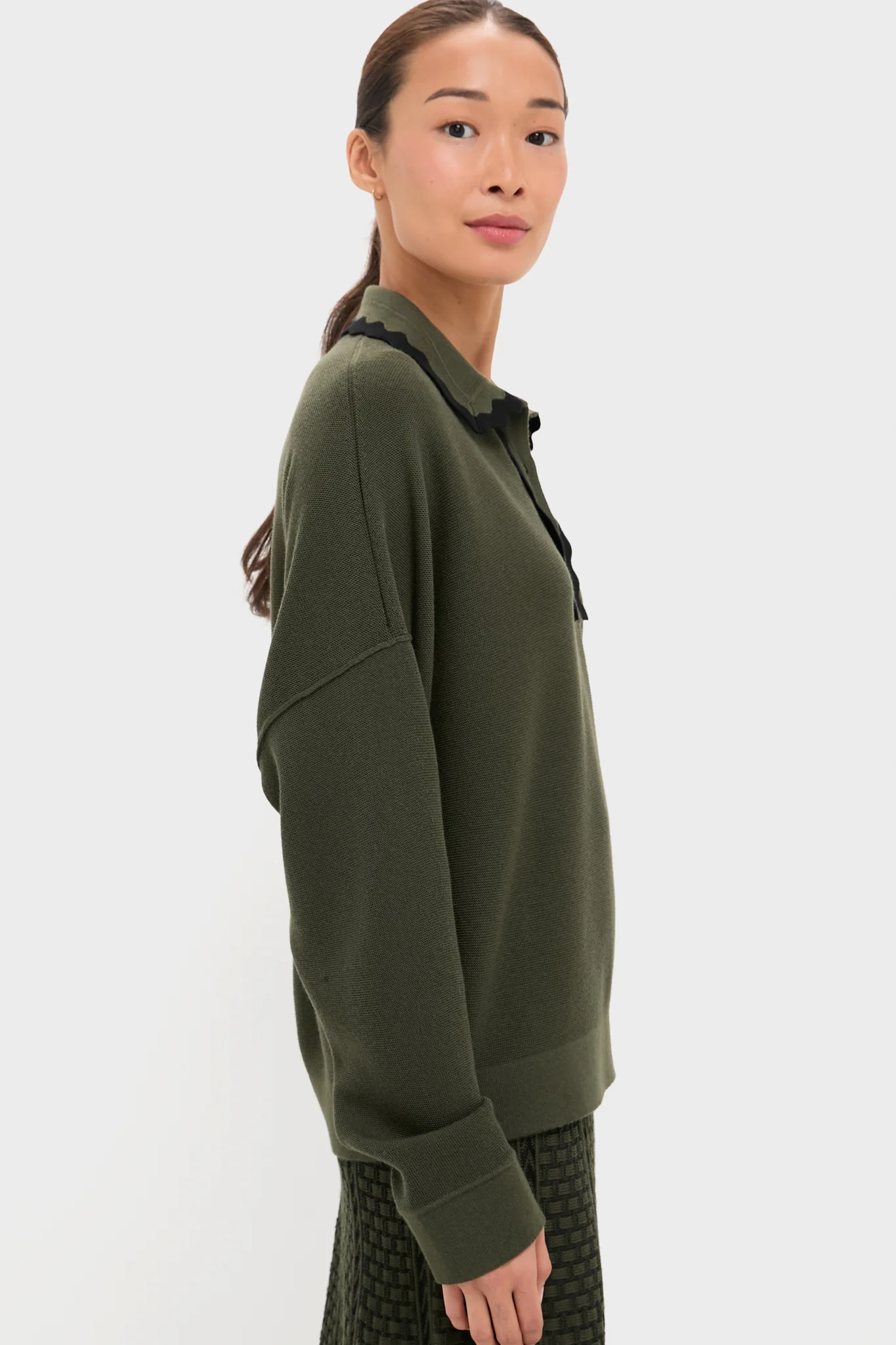 Khaki Duchesse Top - Image 3