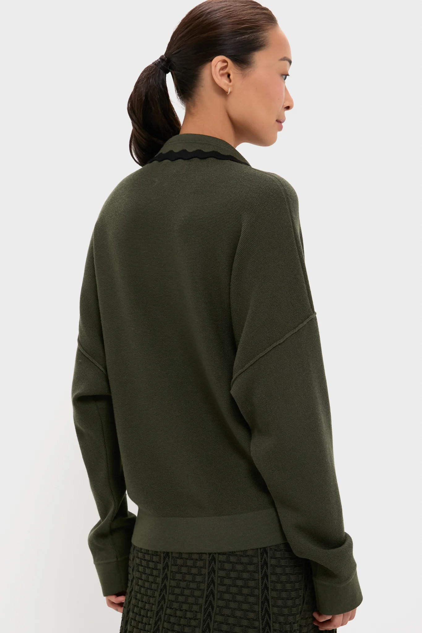 Khaki Duchesse Top - Image 4