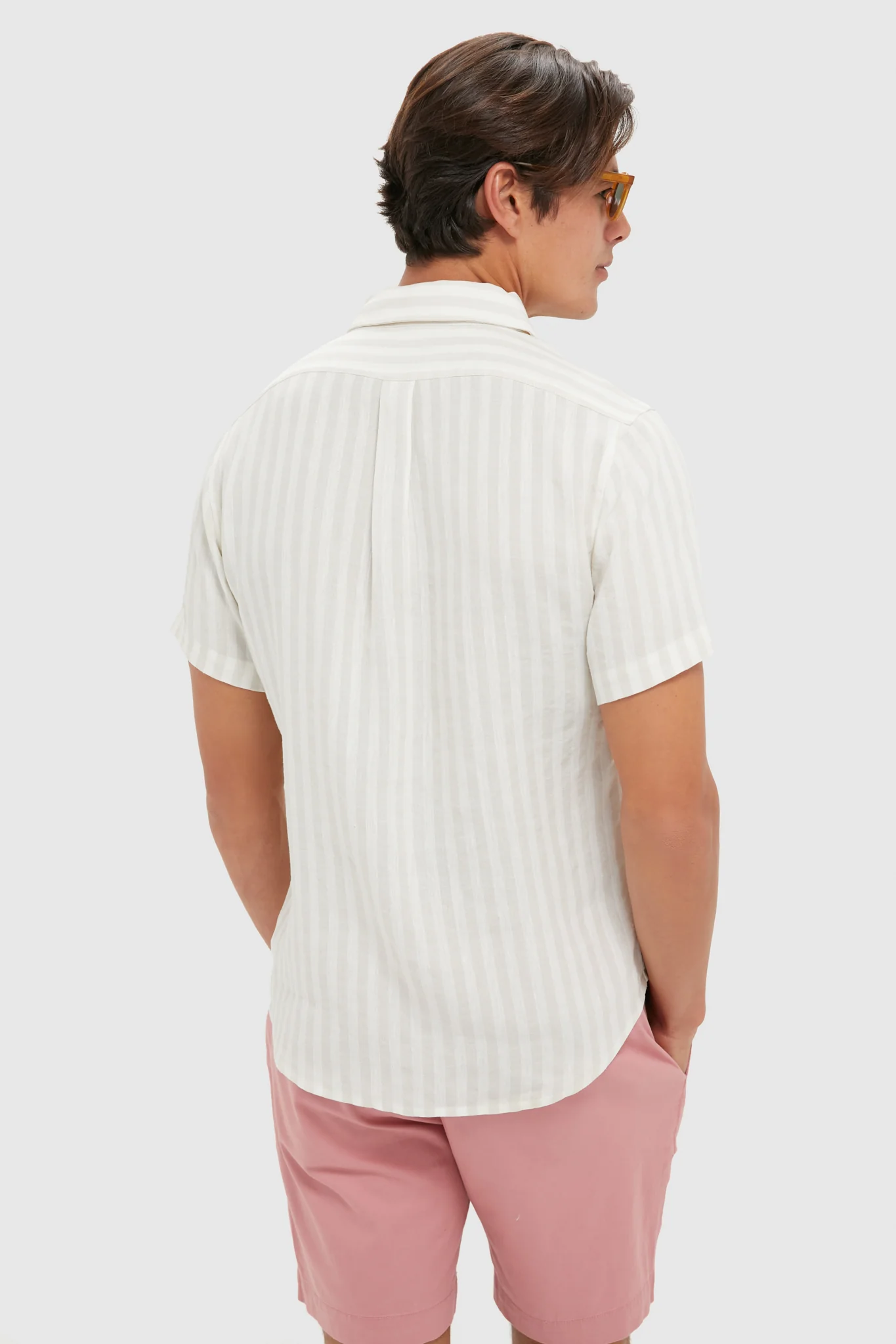 Khaki Stripe Costa Shirt - Image 4