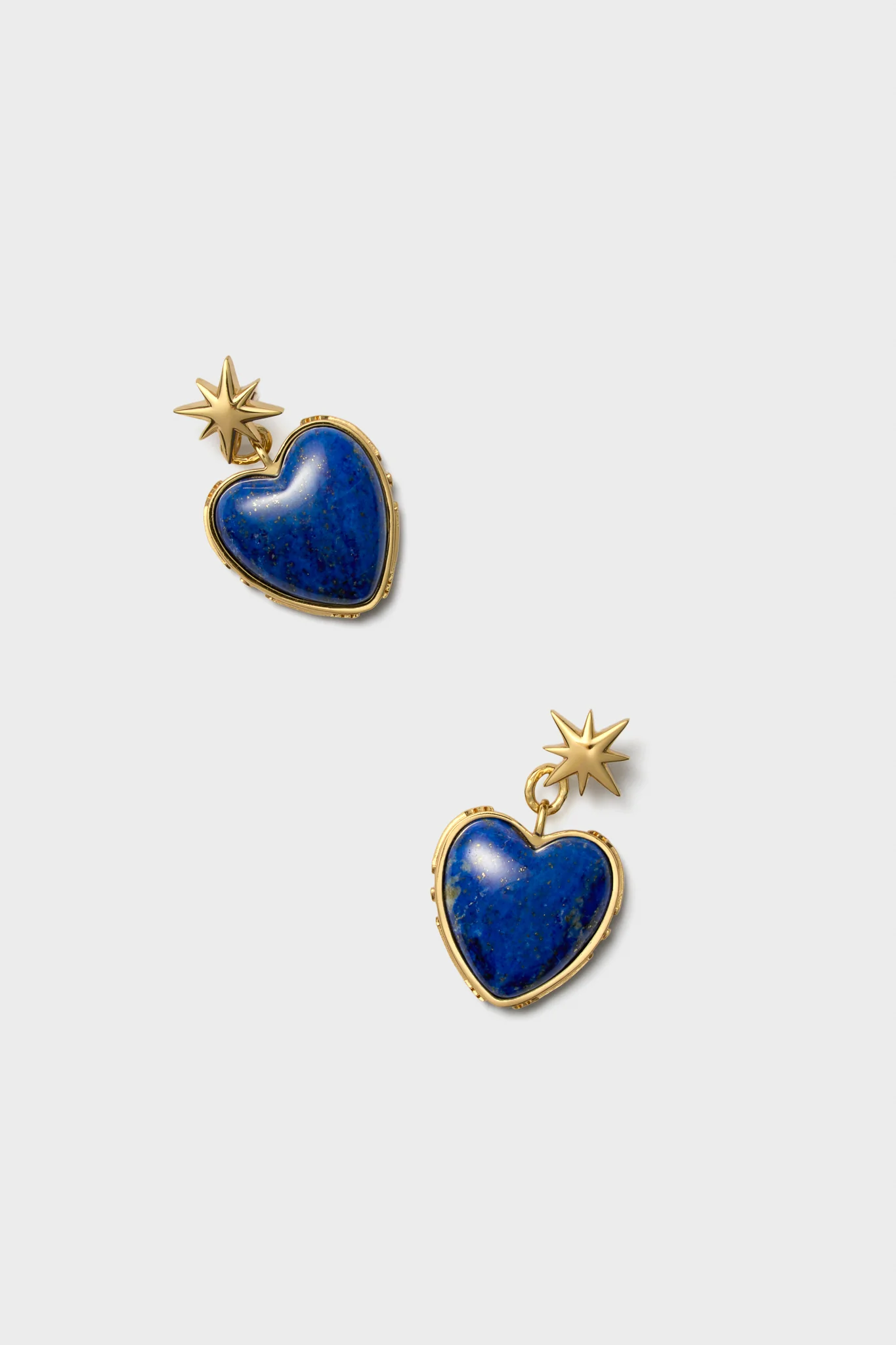 Lapis LOVE From the Heart Earrings