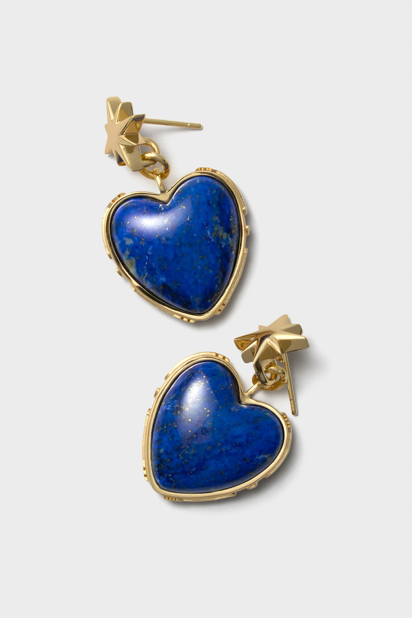 Lapis LOVE From the Heart Earrings - Image 4