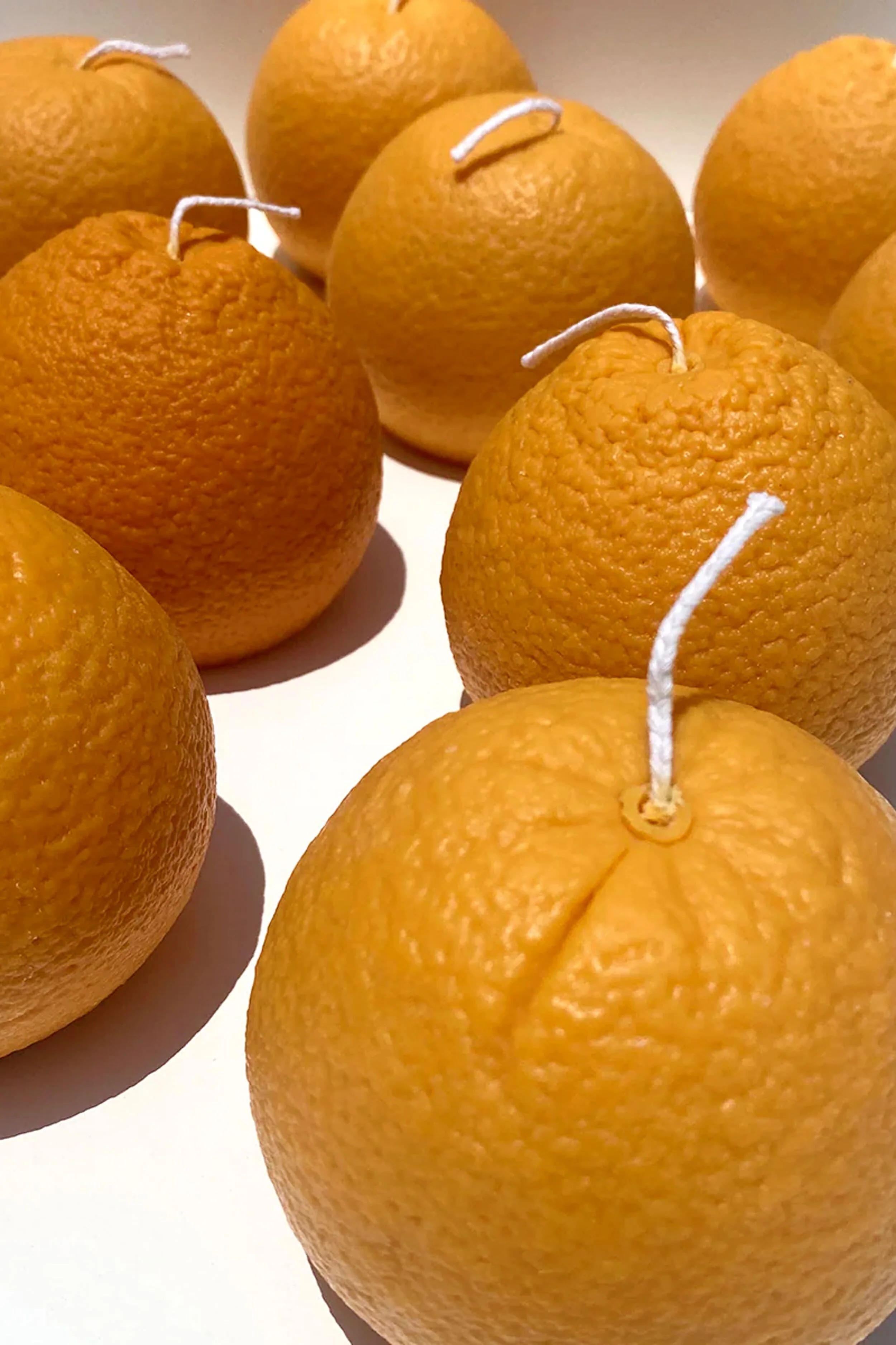 Large Orange Candle - Image 2