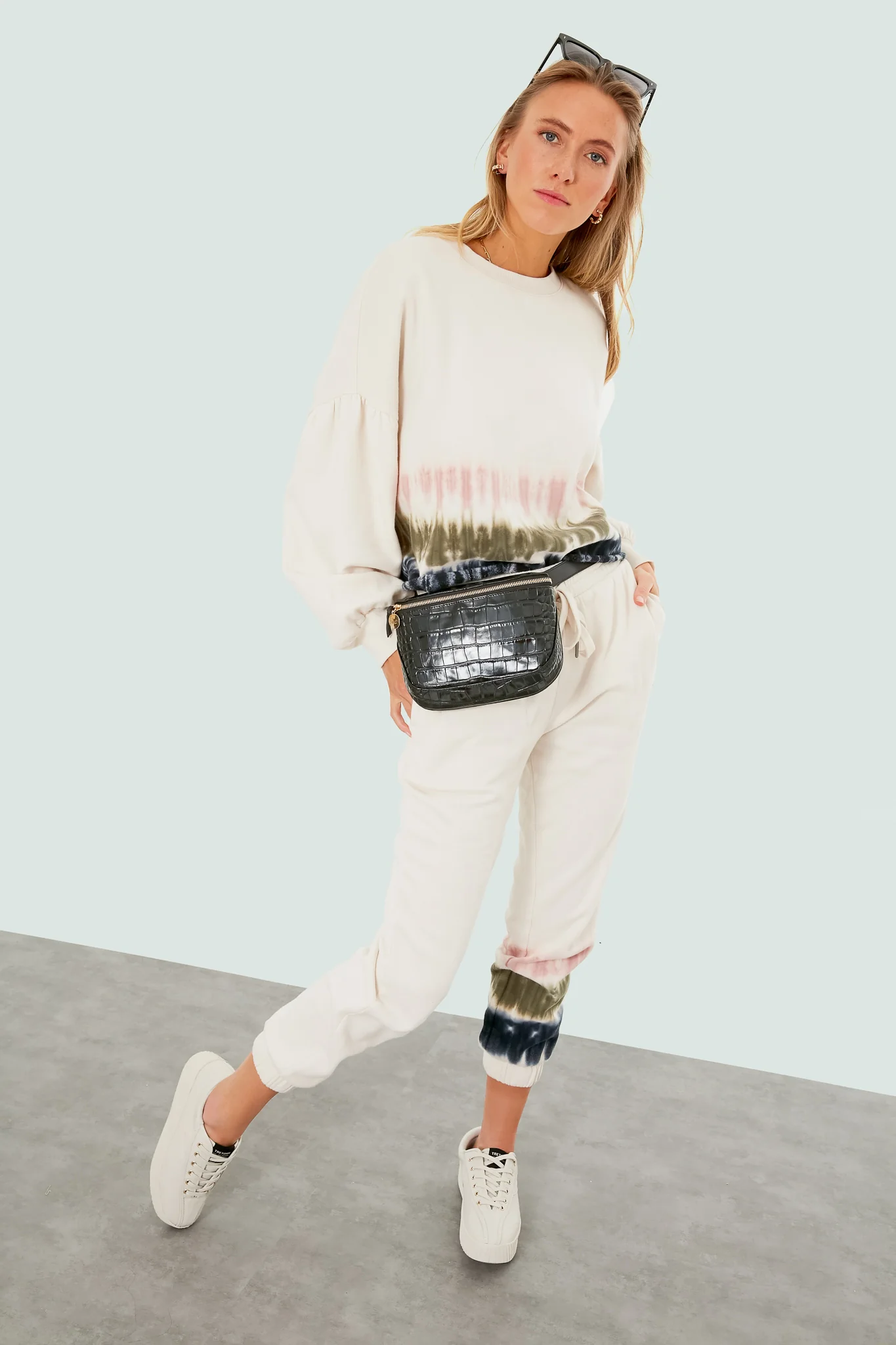 Leather Platform Nylite Sneakers - Image 2