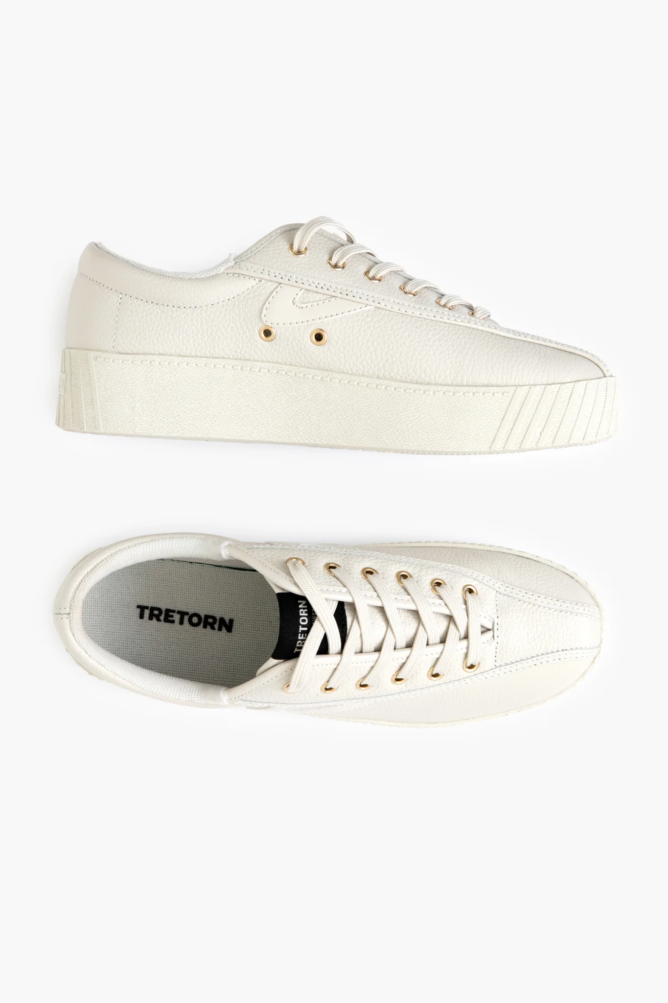 Leather Platform Nylite Sneakers - Image 5