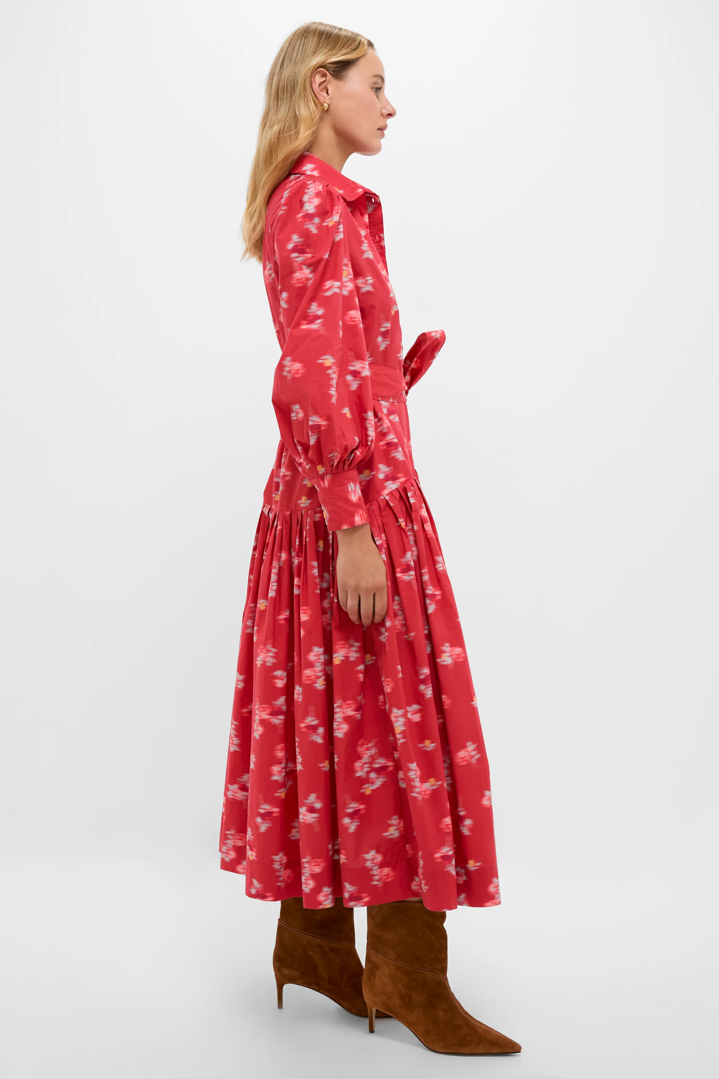 Lebombo Rust Nora Midi Dress - Image 3