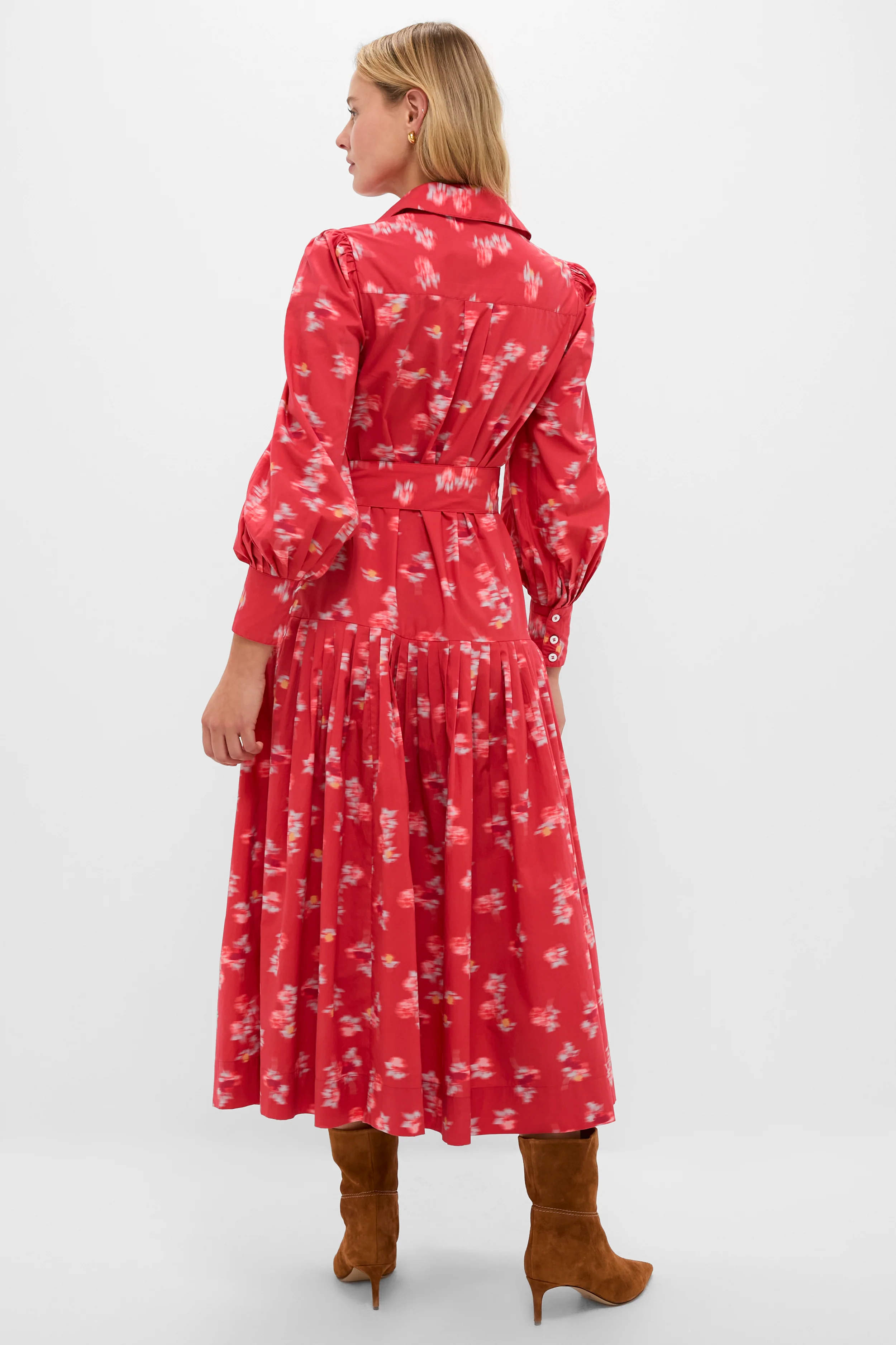 Lebombo Rust Nora Midi Dress - Image 4