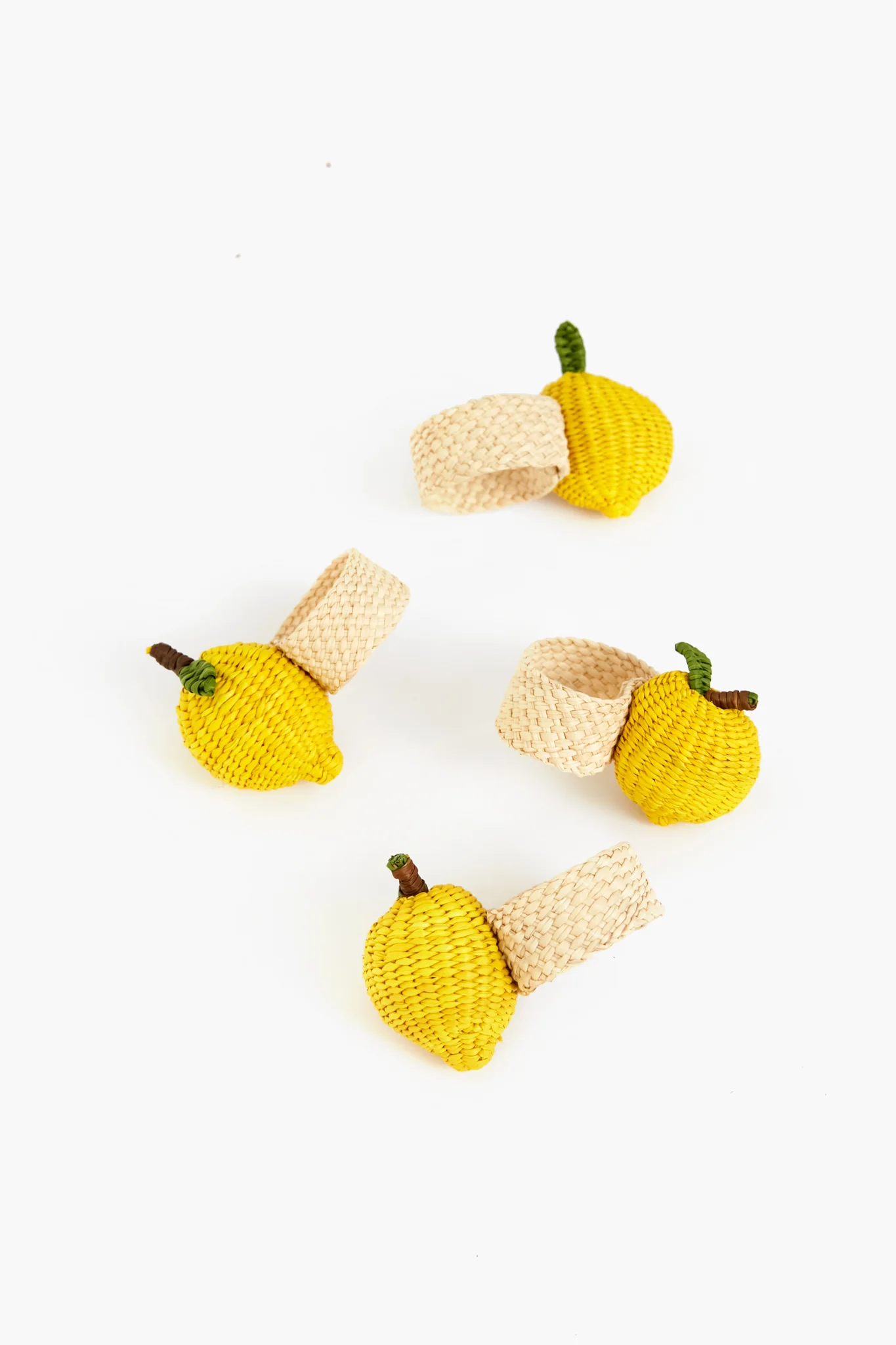 Lemon Napkin Ring Set of 4 - Image 2