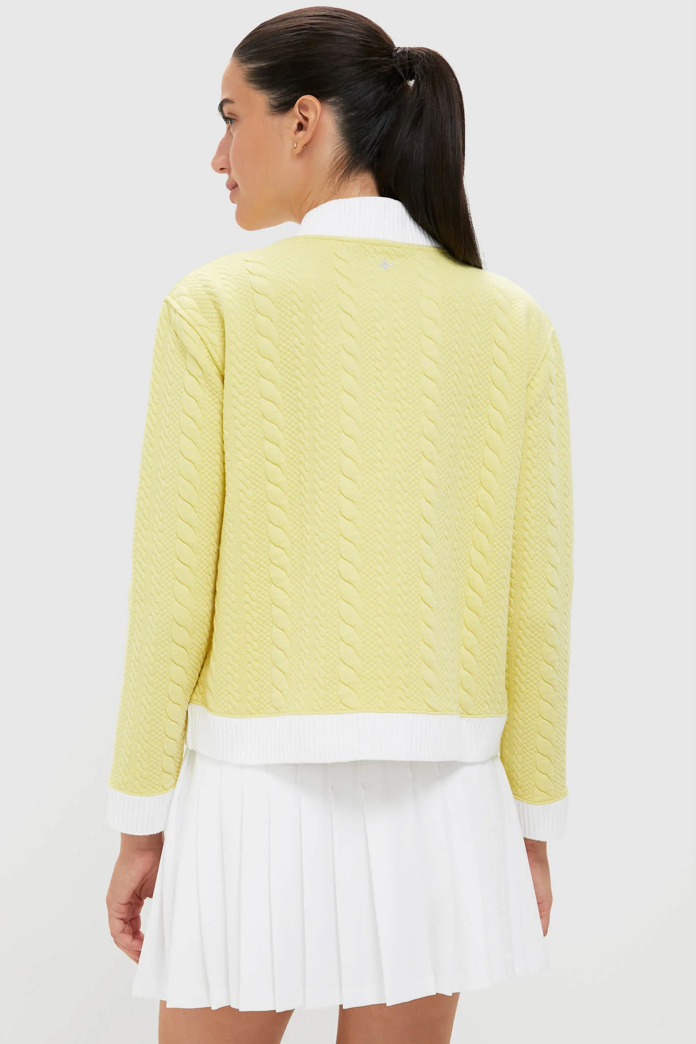 Lemongrass Cable Charley Cardigan - Image 4