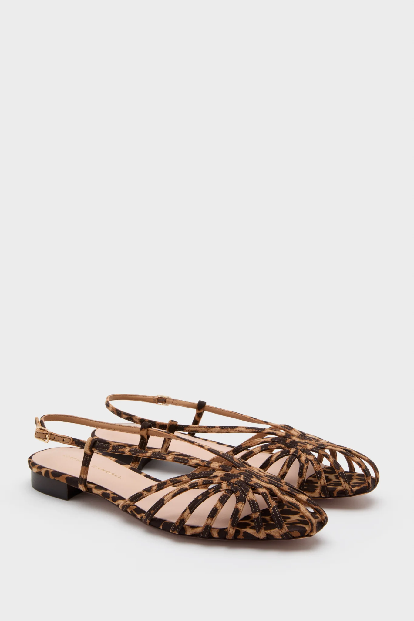 Leopard Faux Suede Devon Flats - Image 4