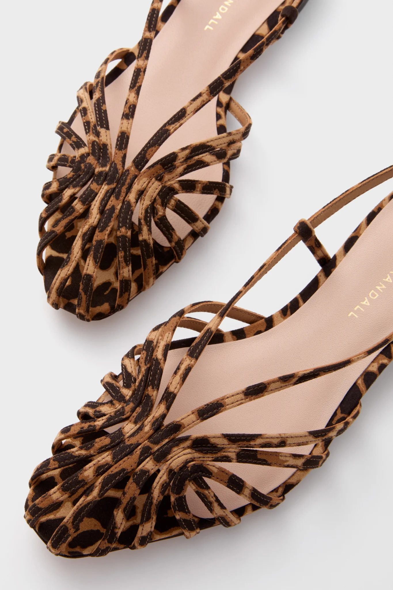 Leopard Faux Suede Devon Flats - Image 5