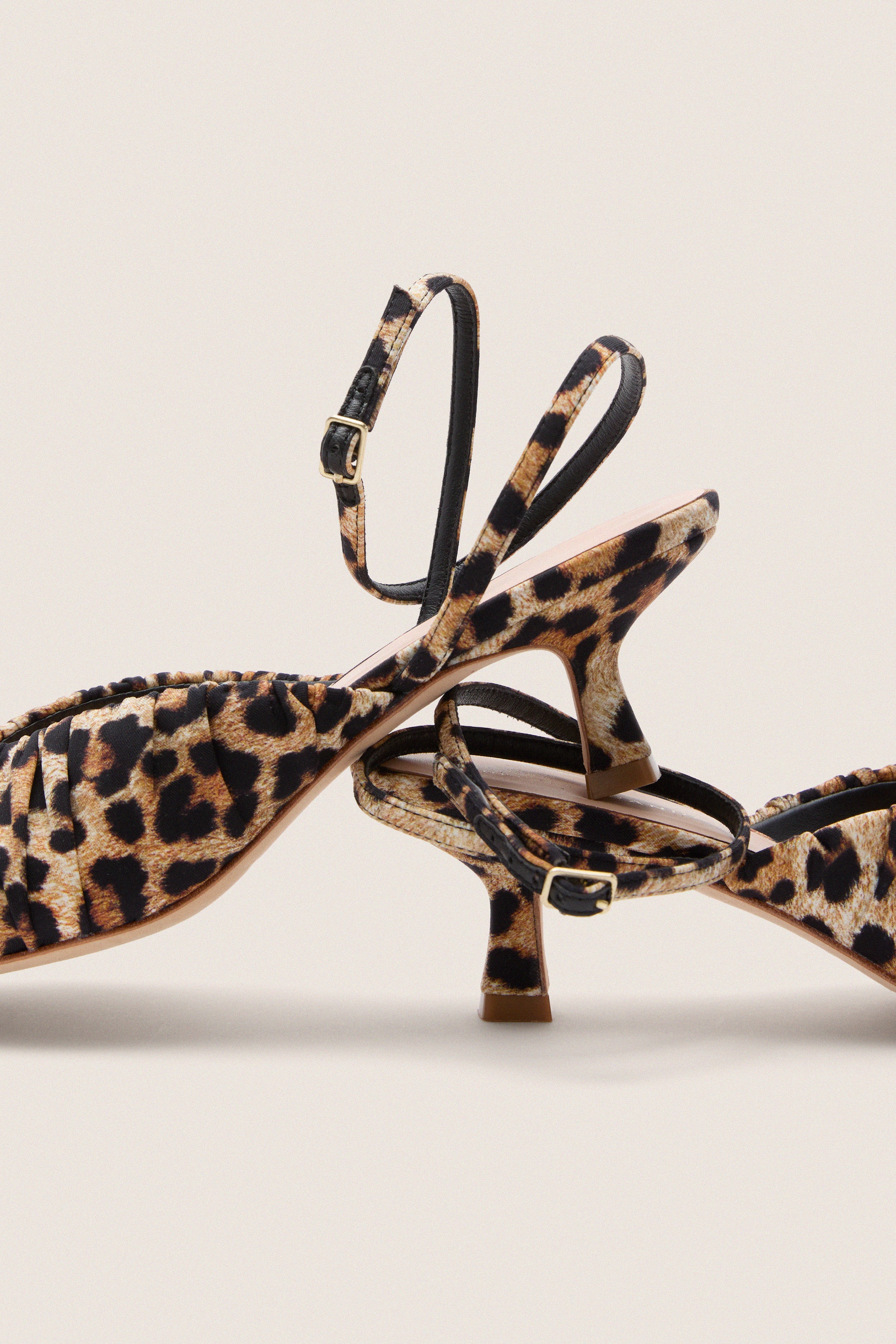Leopard Jersey Rio Heels - Image 5