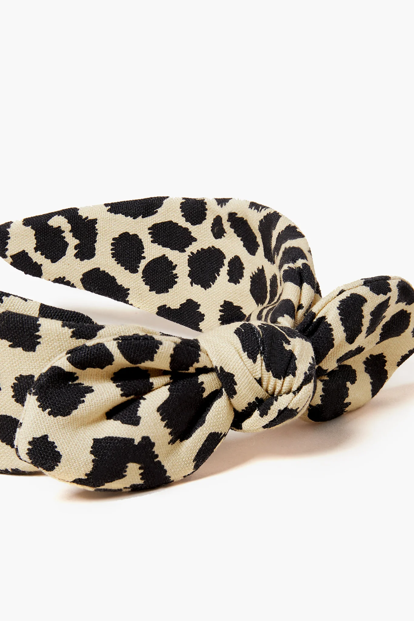 Leopard Meadow Bow Knot Headband - Image 2