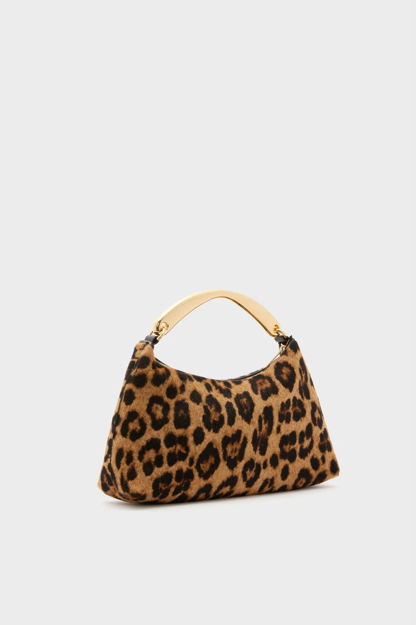 Leopard Metal Handle Rhea Bag - Image 4