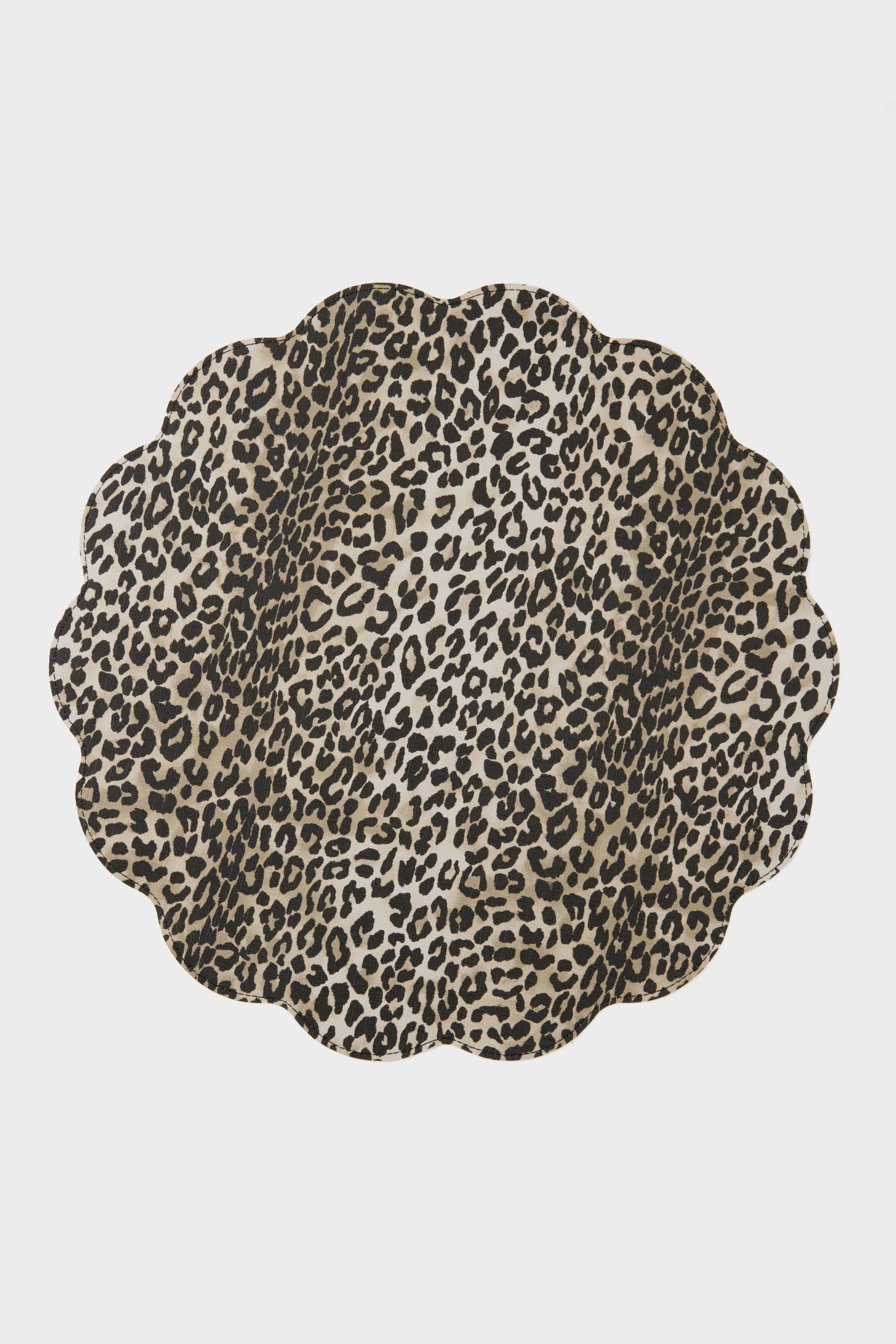 Leopard Toile Reversible Wipeable Placemats Set of 4 - Image 4