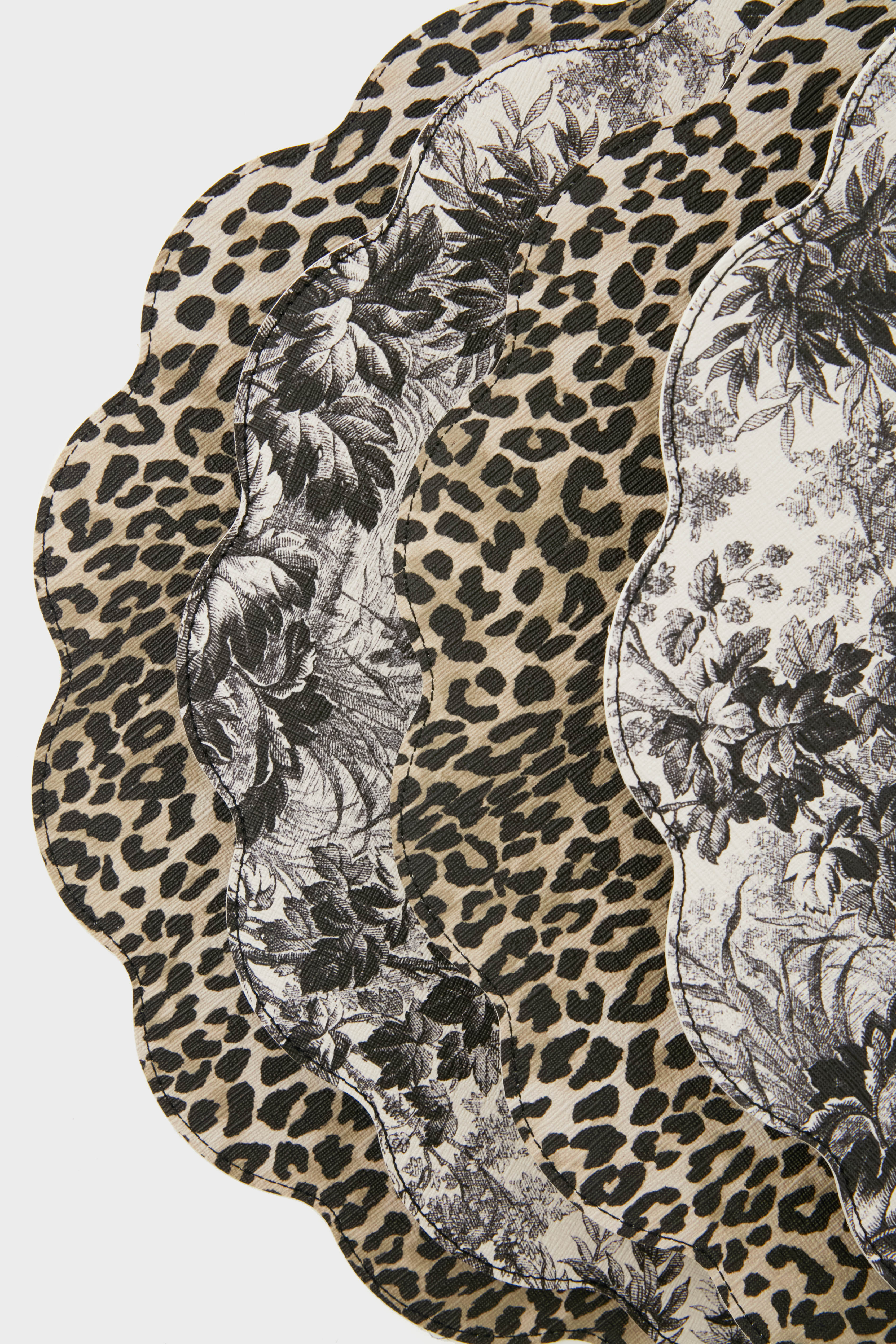 Leopard Toile Reversible Wipeable Placemats Set of 4 - Image 6