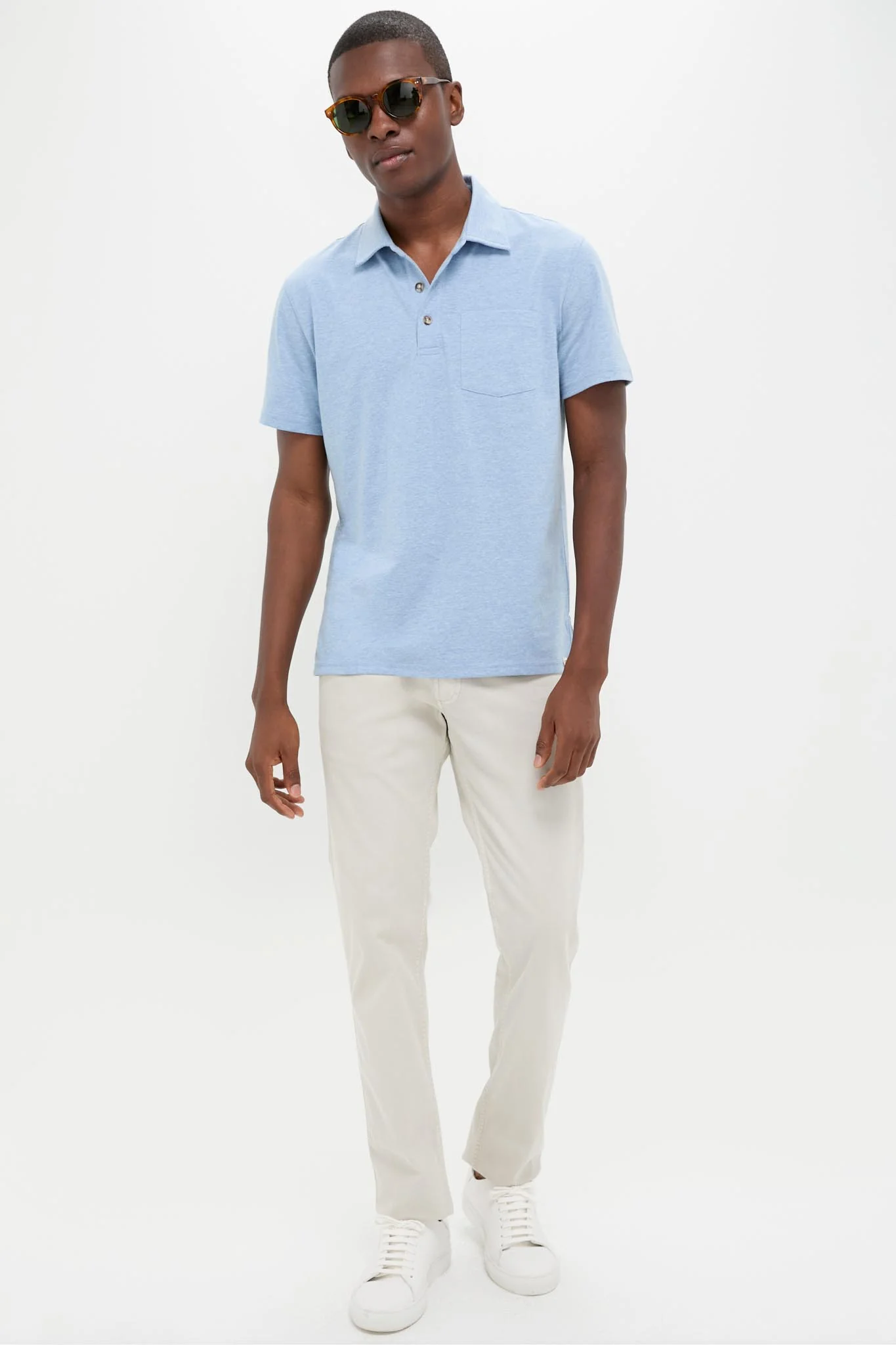 Light Blue Atlantic Polo - Image 2