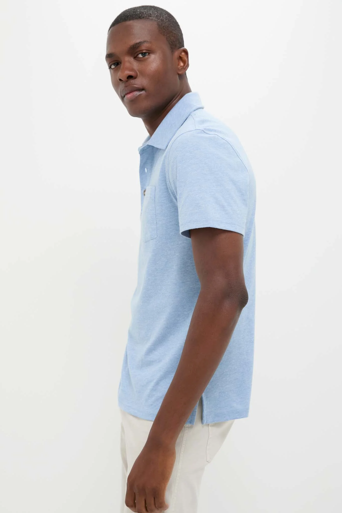 Light Blue Atlantic Polo - Image 3