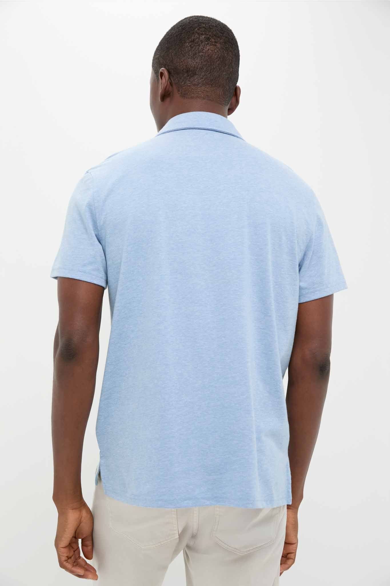 Light Blue Atlantic Polo - Image 4