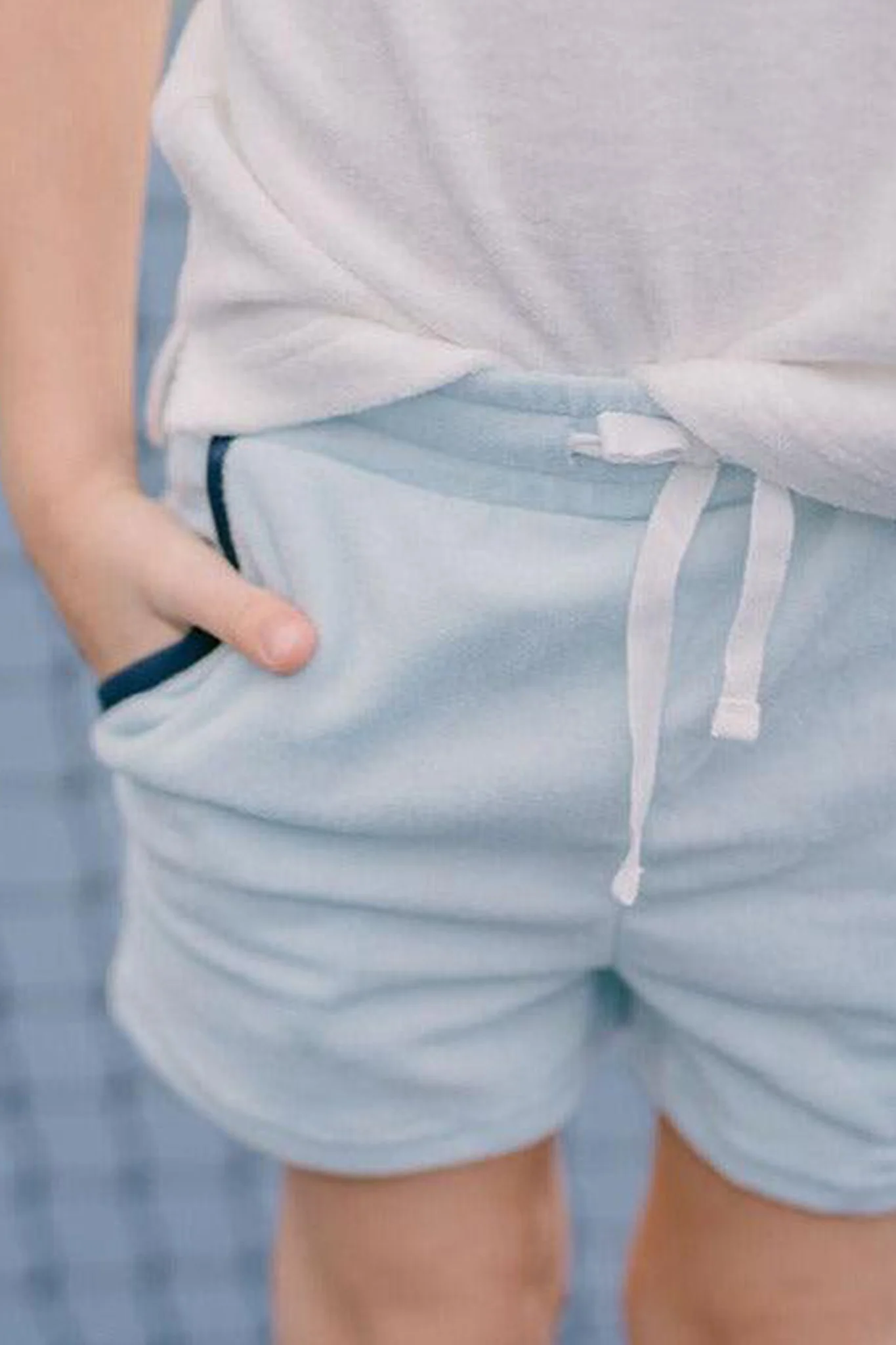 Light Blue French Terry Short - Image 3