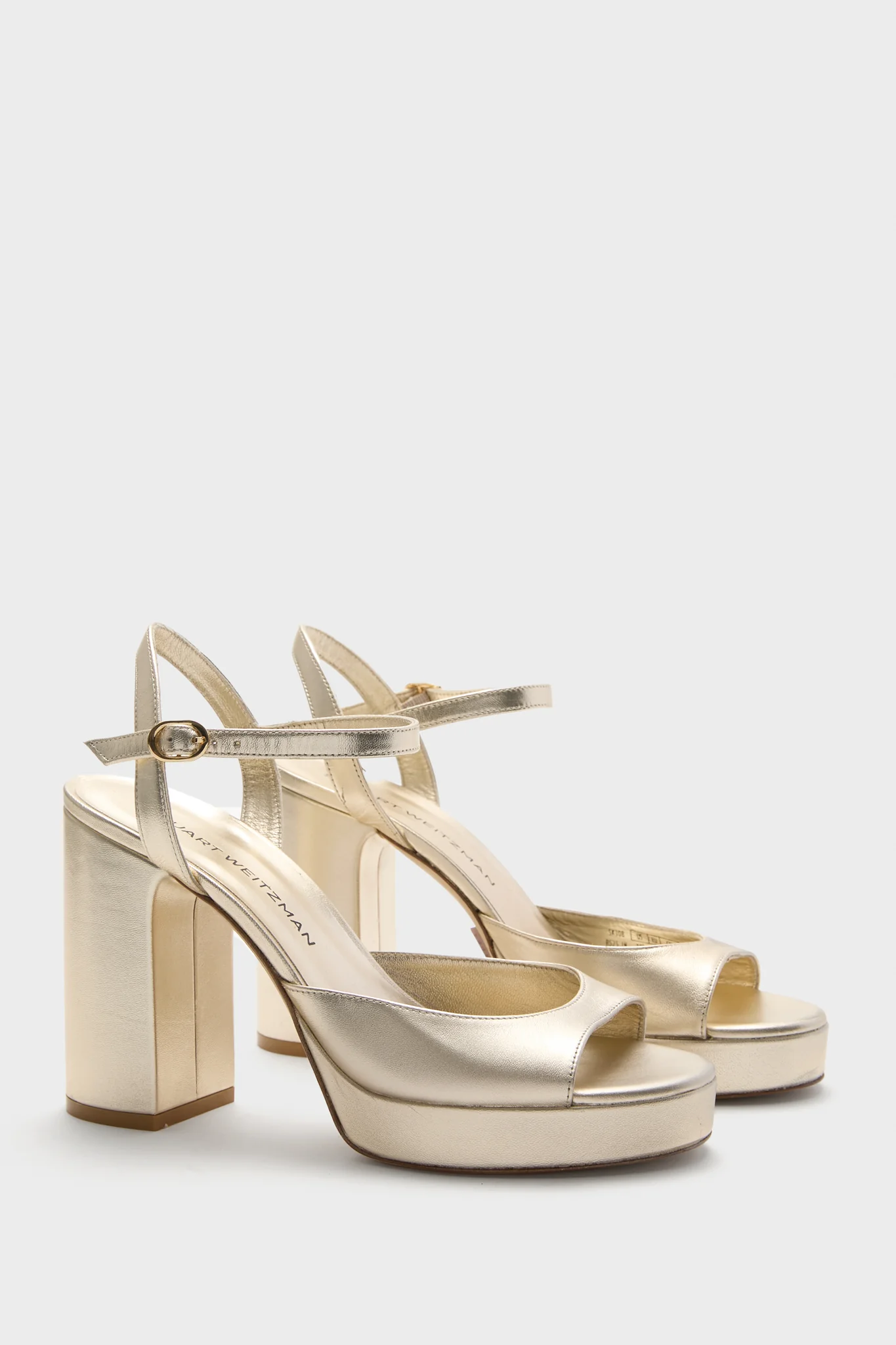 Light Gold Dayna II Platform Heels - Image 4