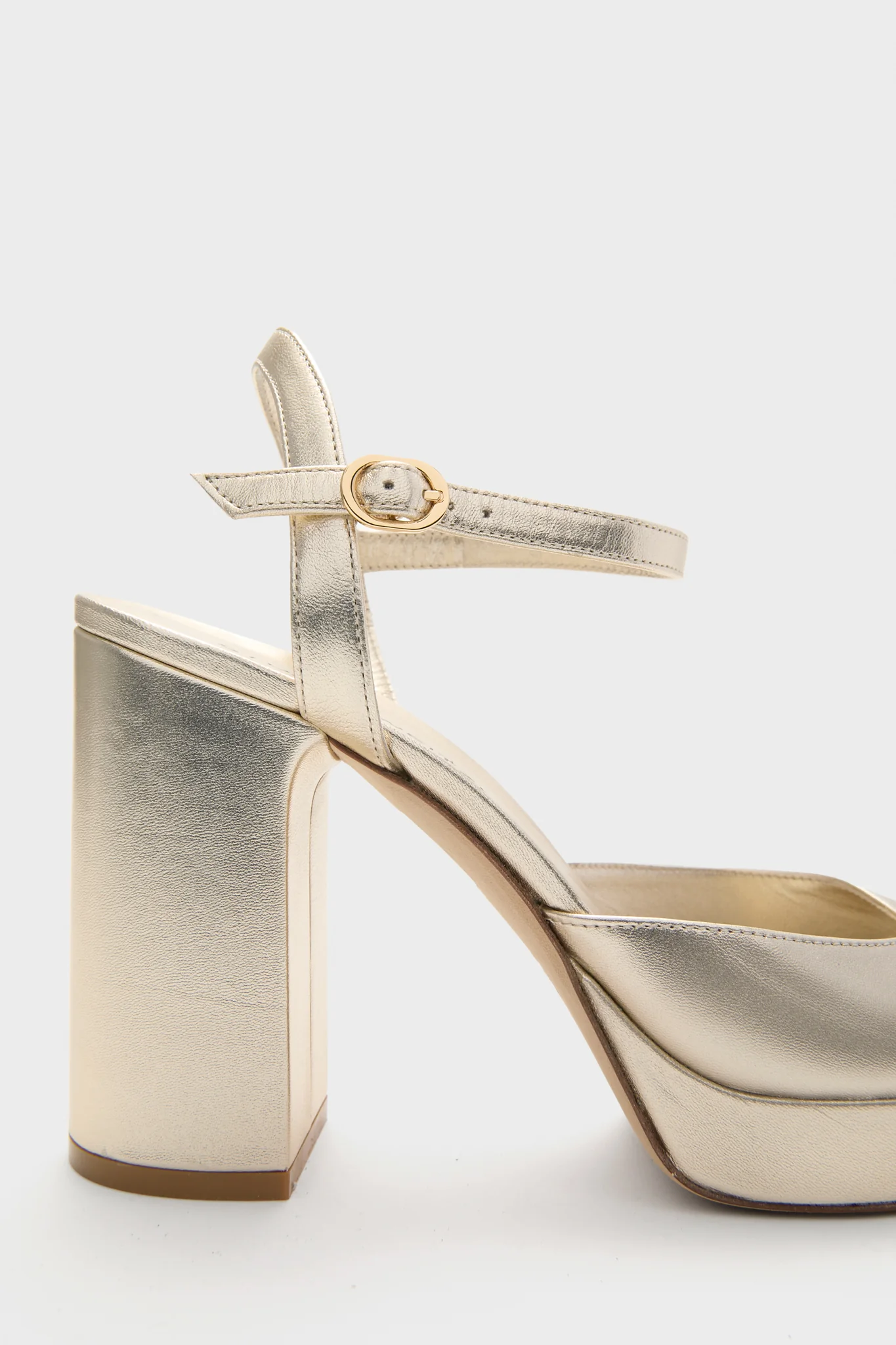 Light Gold Dayna II Platform Heels - Image 5