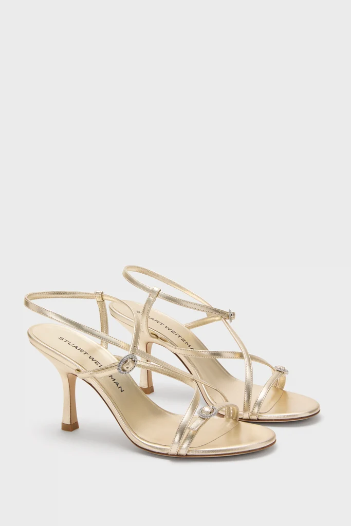 Light Gold Kensington Strappy 85 Sandals - Image 4