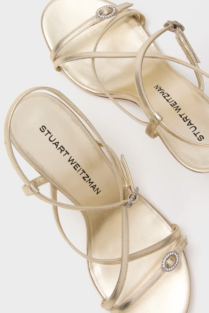 Light Gold Kensington Strappy 85 Sandals - Image 5