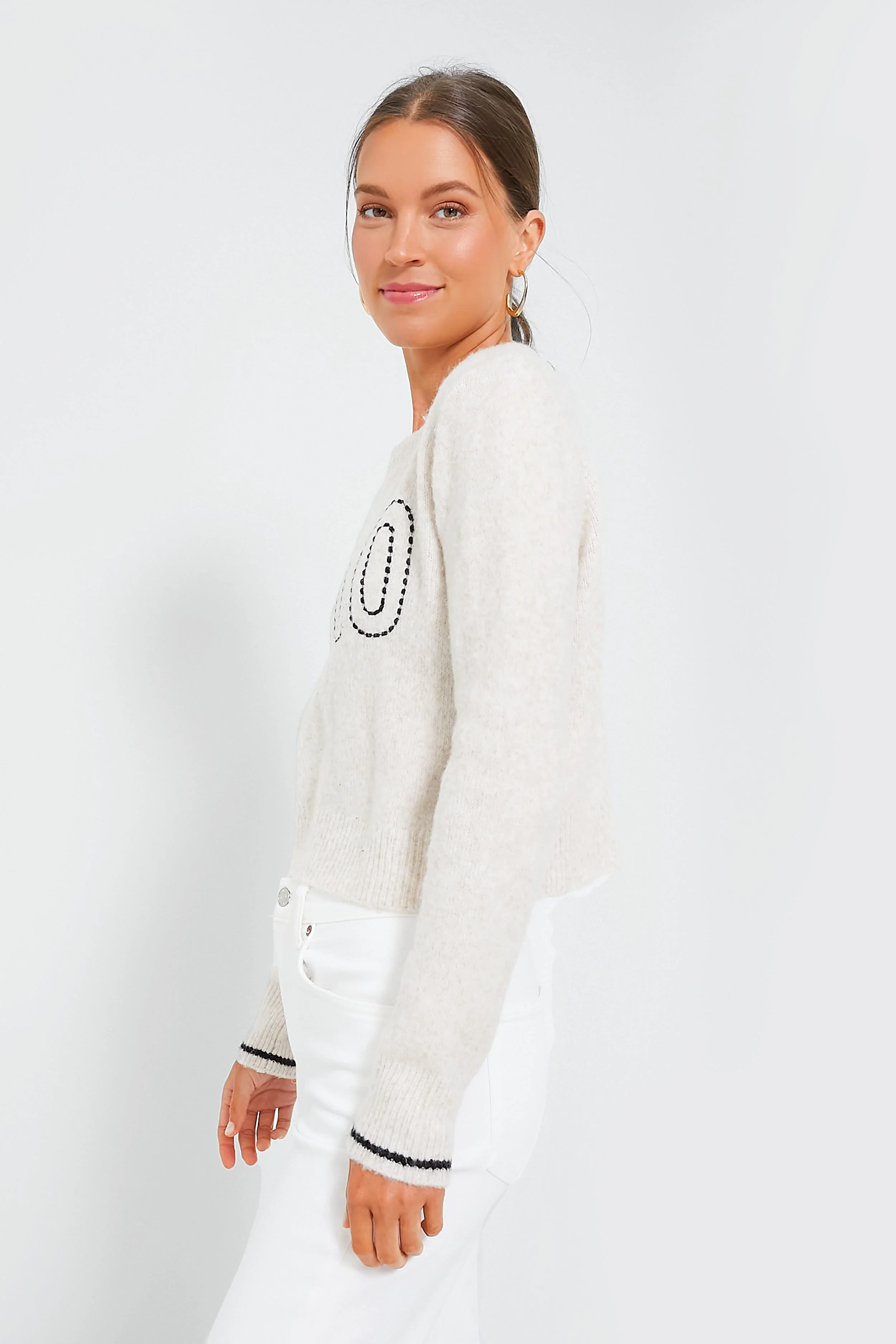 Light Oatmeal Ciao Milan Sweater - Image 3