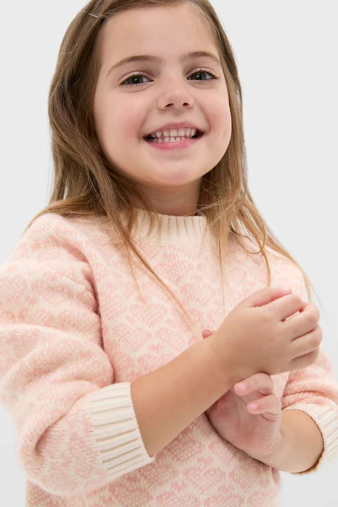 Light Pink Heart Sweater - Image 3