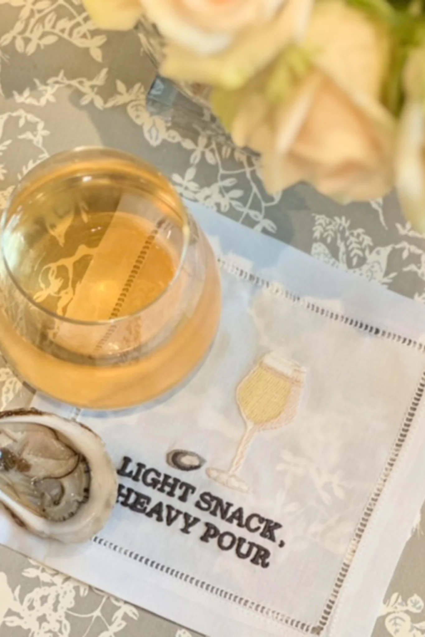 Light Snack, Heavy Pour Cocktail Napkins (Set of 4) - Image 2
