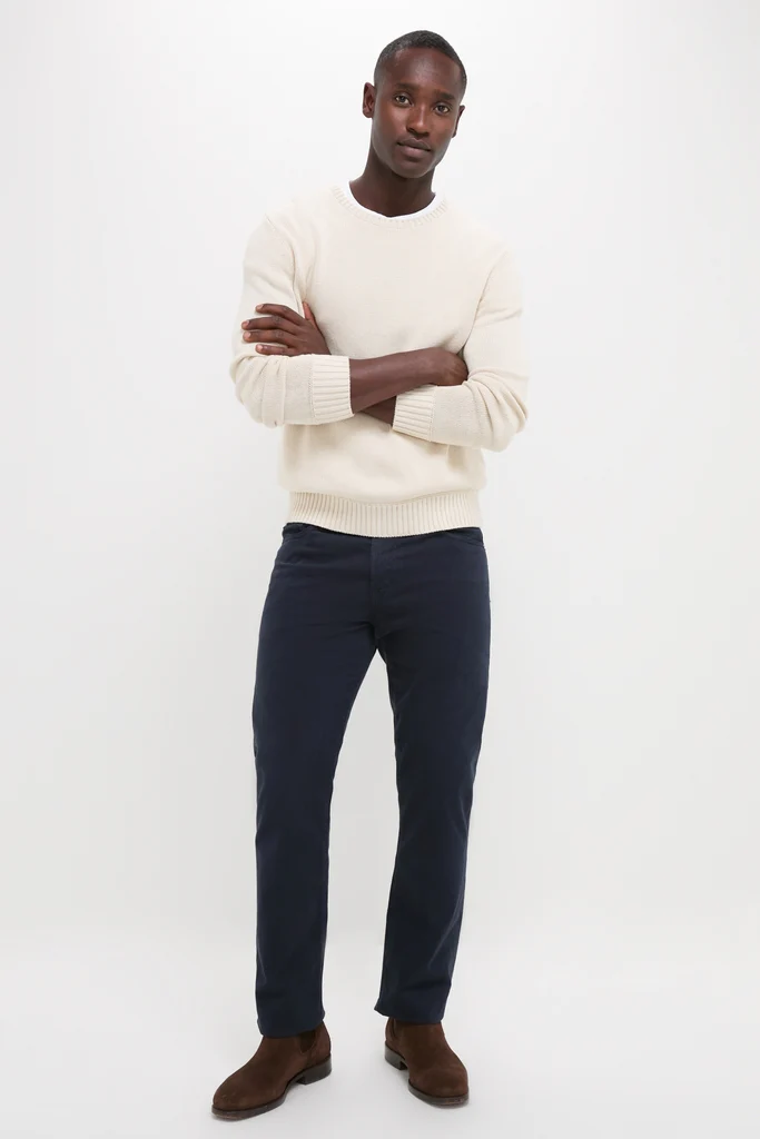 Light Tan All Season Classic Crewneck - Image 2