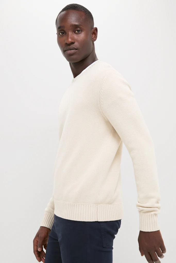 Light Tan All Season Classic Crewneck - Image 3