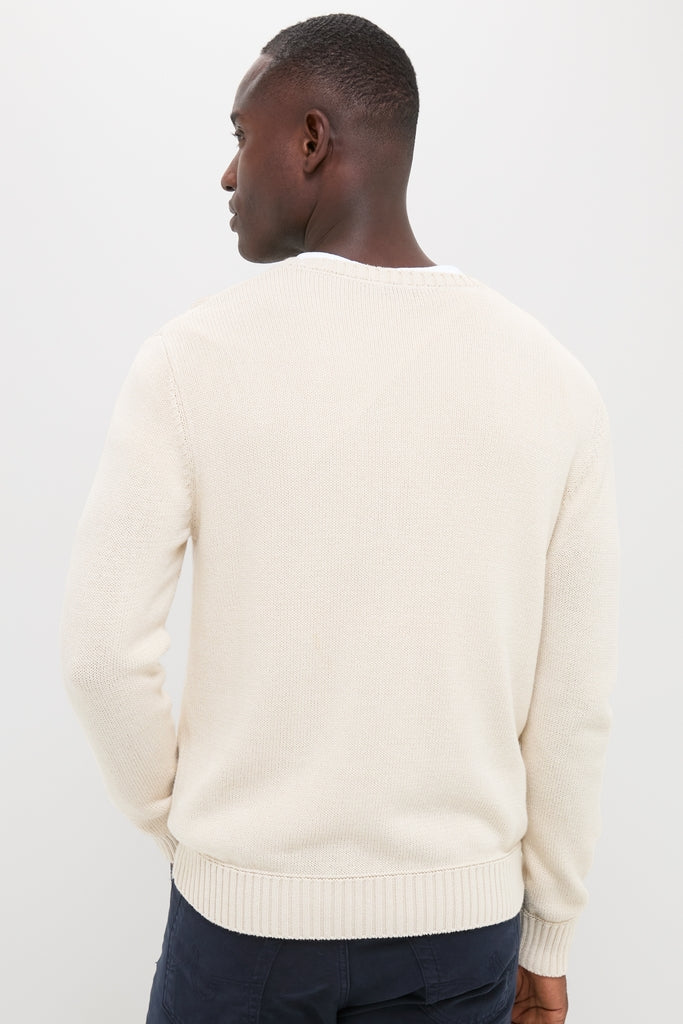 Light Tan All Season Classic Crewneck - Image 4