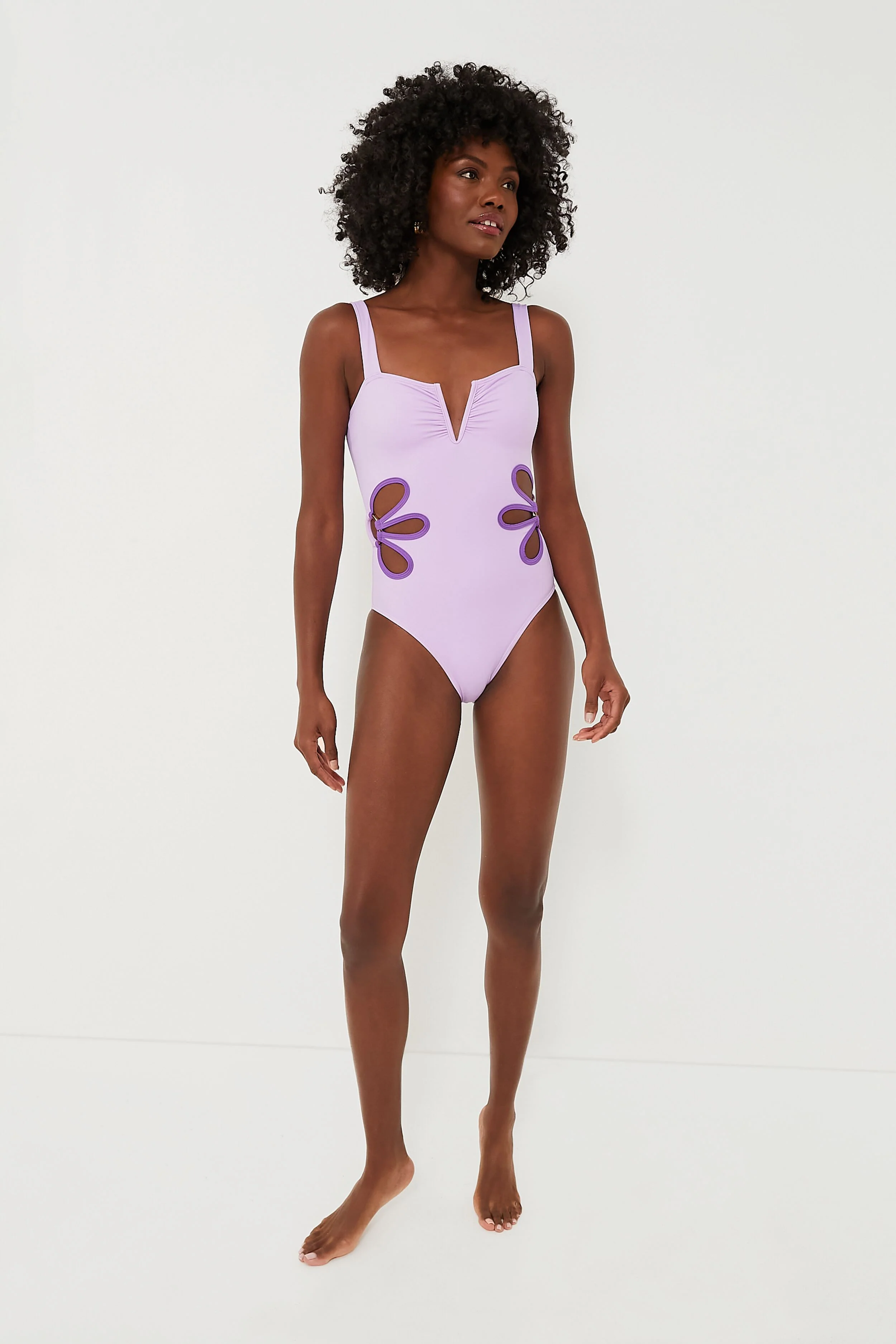 Lilac and Plum Flora One Piece - Image 2