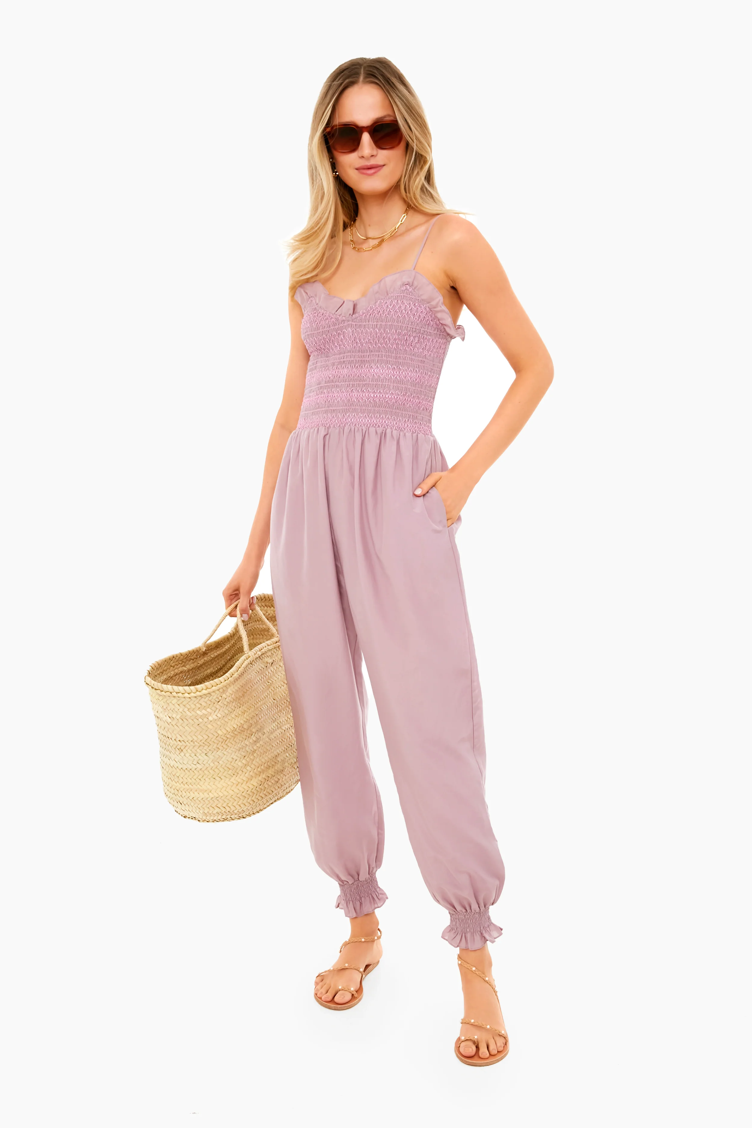 Lilac Chalk Simone Jumpsuit - Image 2