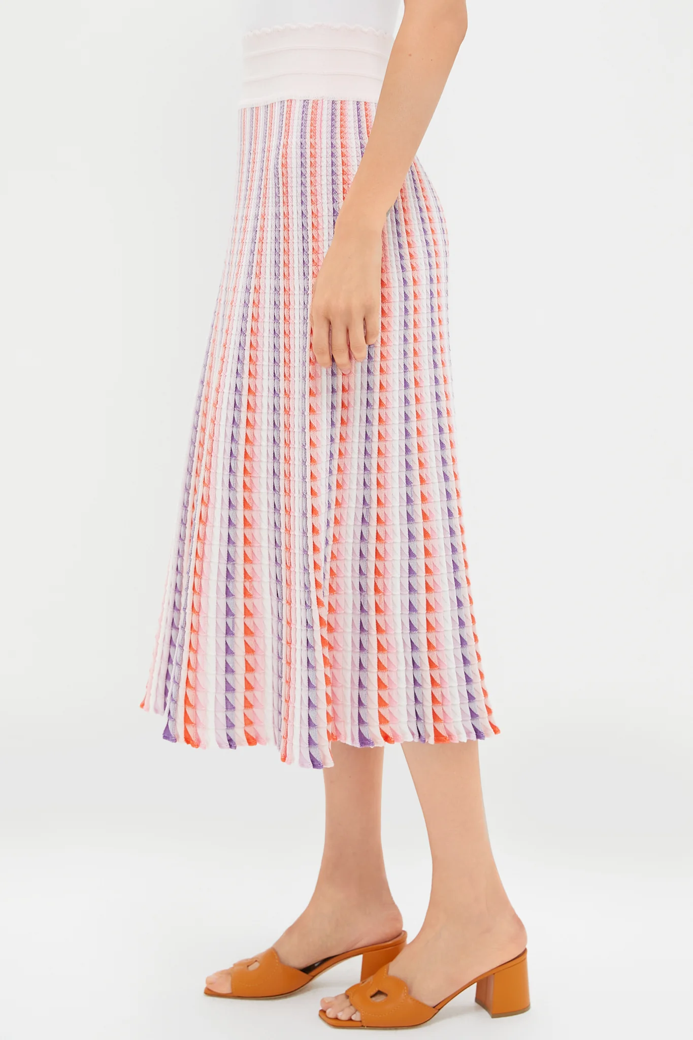 Lilac Multi Cocktail Skirt - Image 3