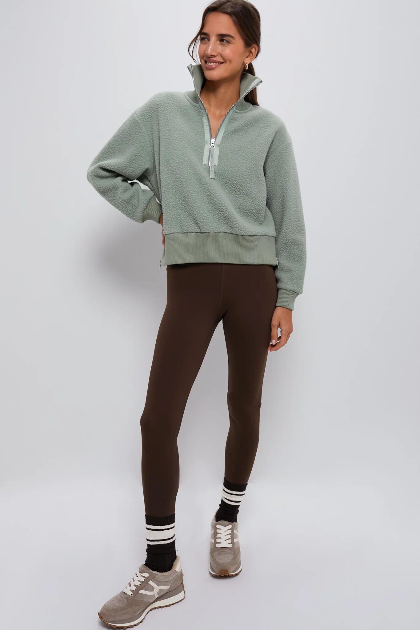 Lily Pad Roselle Half Zip Fleece - Image 2