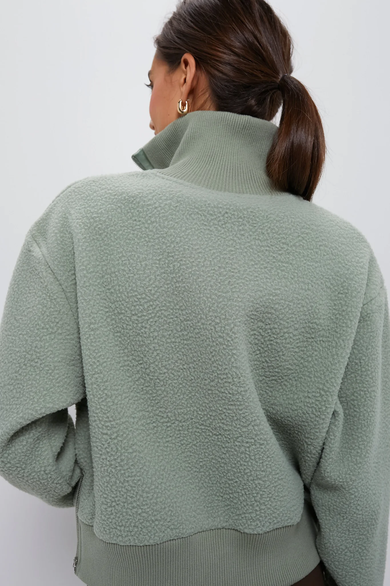 Lily Pad Roselle Half Zip Fleece - Image 4