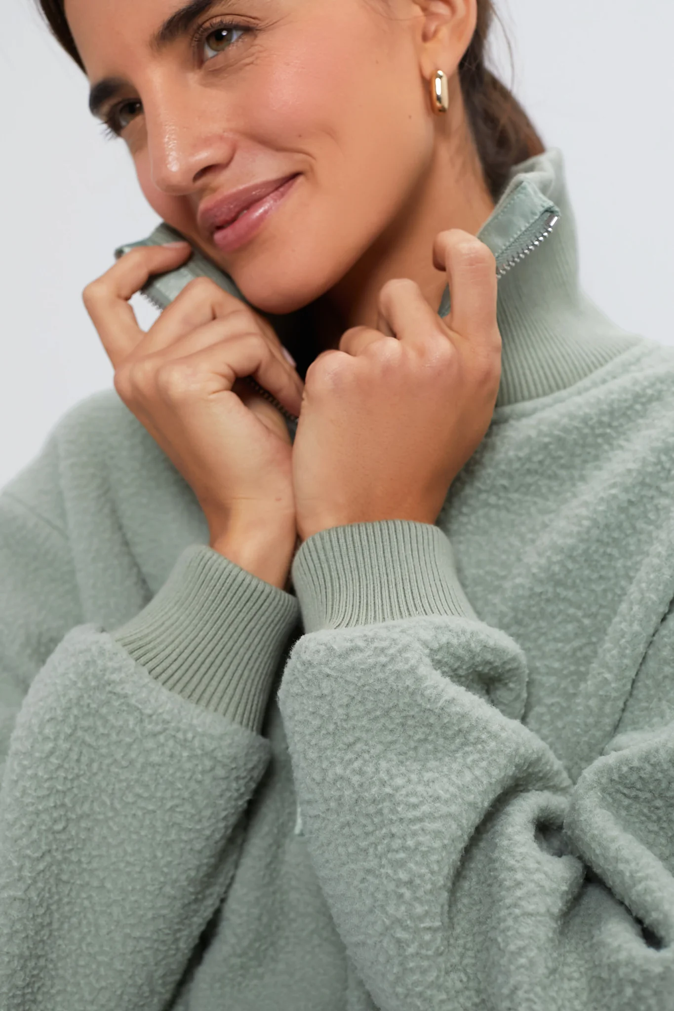 Lily Pad Roselle Half Zip Fleece - Image 5