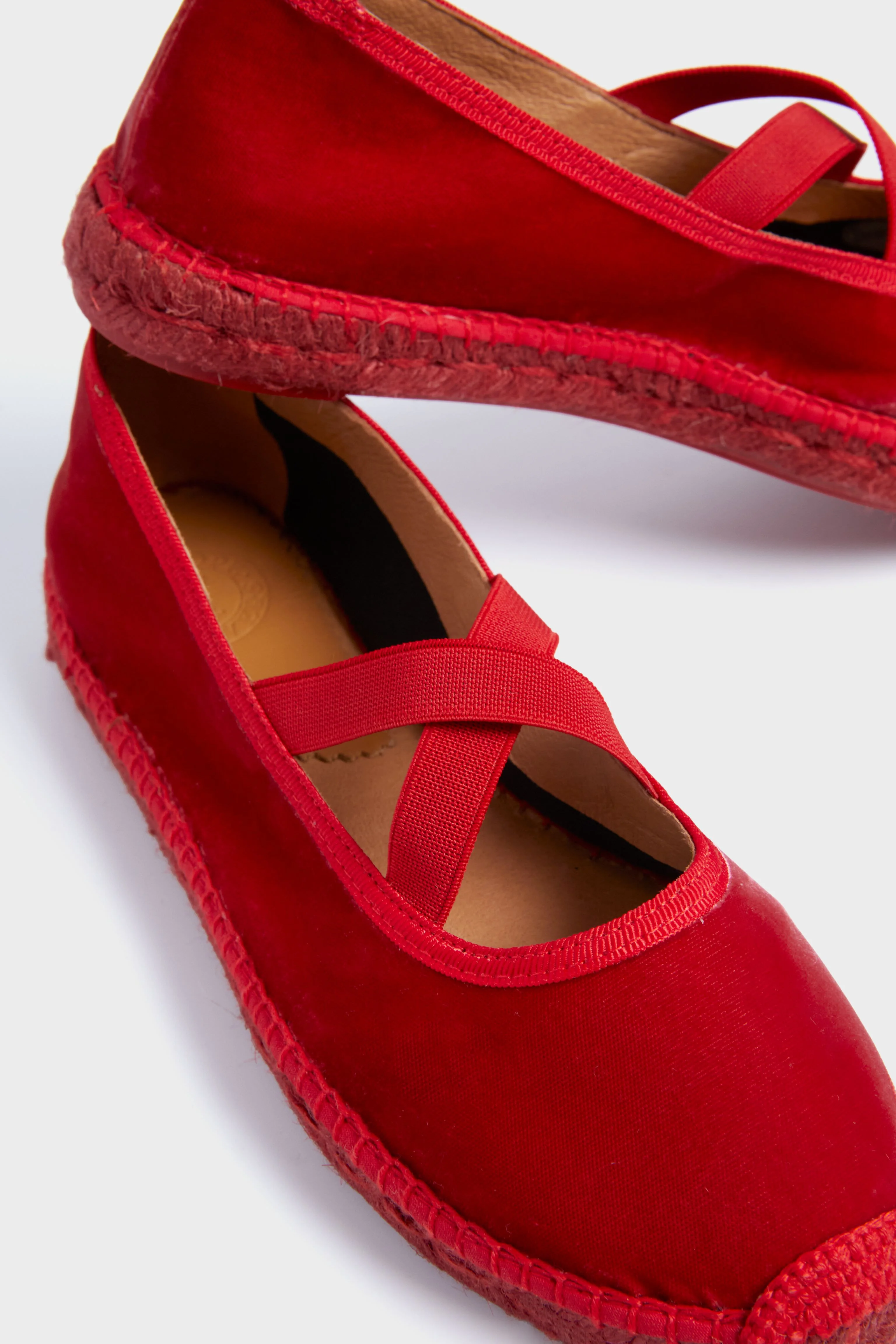 Lipstick Chico Velvet Espadrilles - Image 5