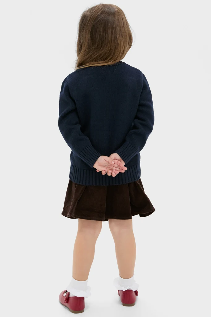 Boys Long-Sleeve Flag Bear Crewneck Sweater - Image 4