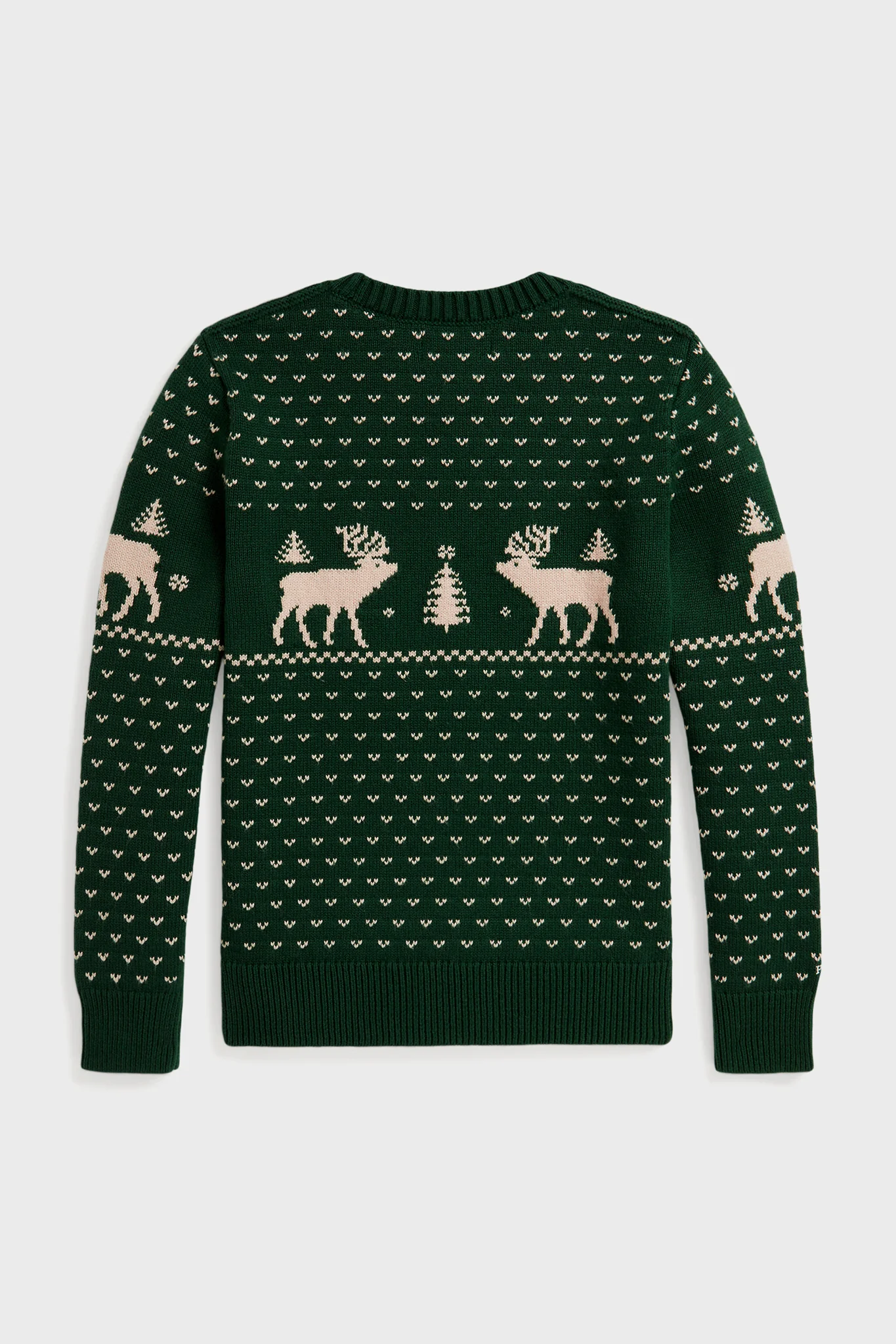 Boys Long-Sleeve Reindeer Sweater Coverall - Image 3